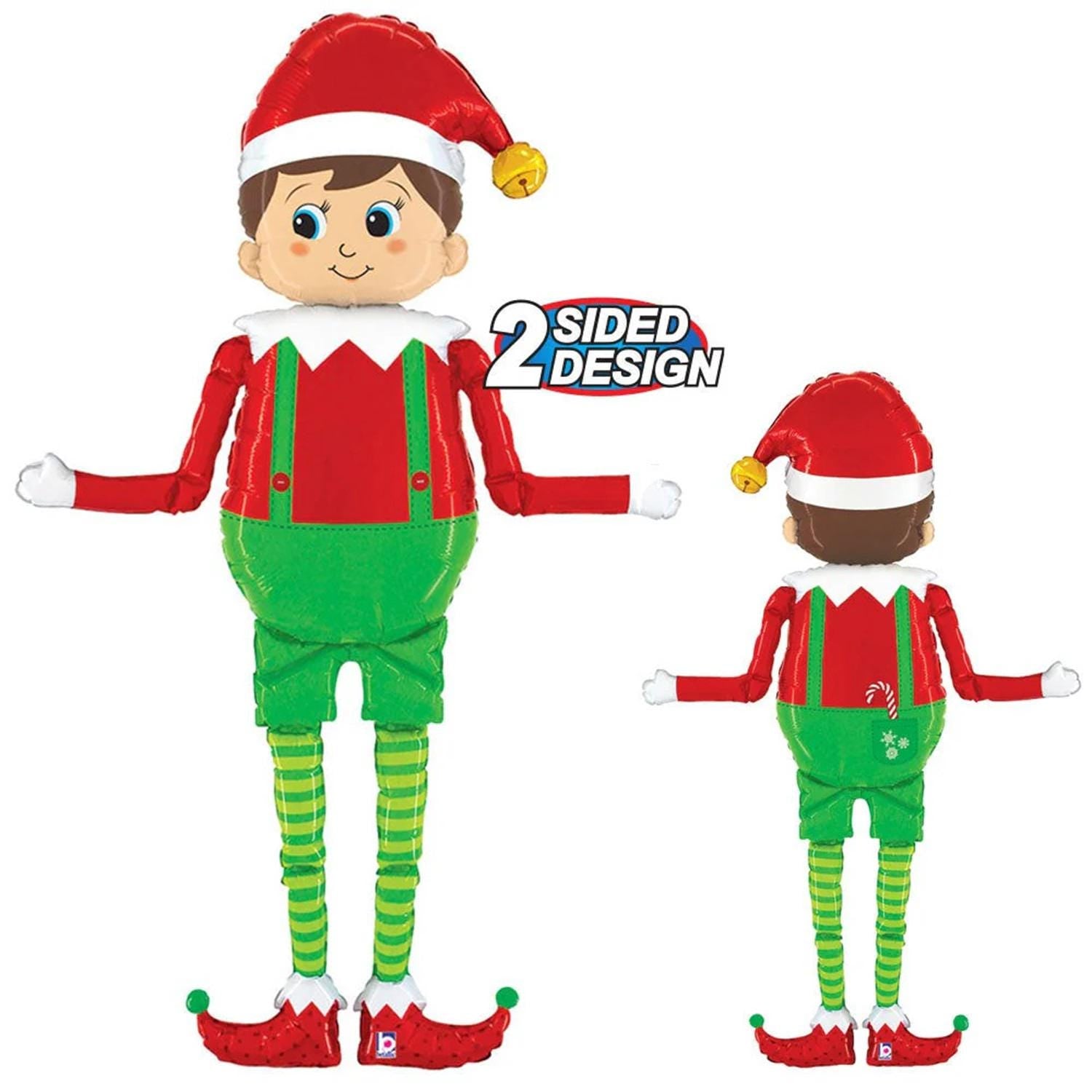 60" Elf Balloon: Christmas Holiday Party Decoration