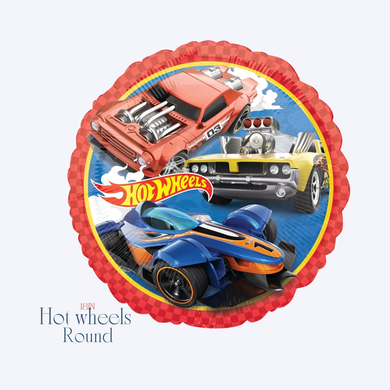 Hot Wheels Balloons - Anagram Licensed | Racing Cars Balloon | Hot Wheels birthday | Hot Wheels party decoration | Boy Birthday Balloons