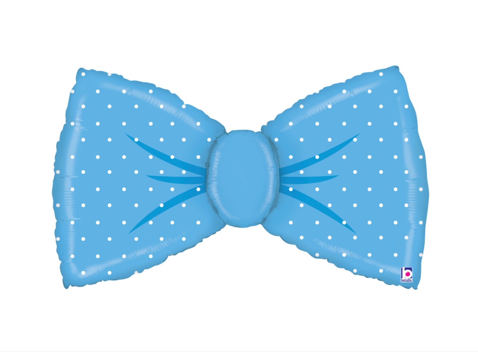 Bow Tie Balloon - Air Fill | Onederfull | Boys Blue Birthday | 2nd | 3rd | Toddler birthday decorations