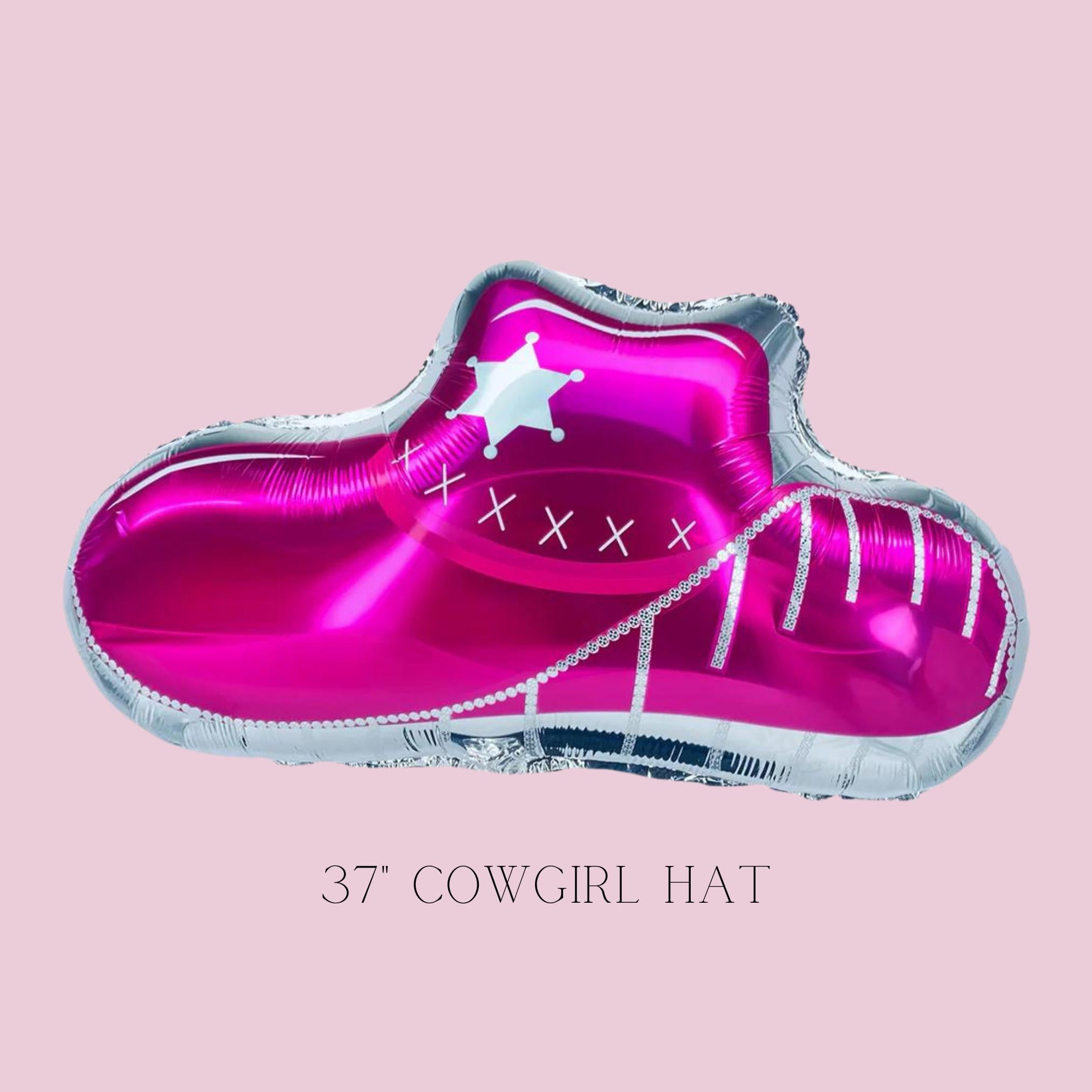 Disco Cowgirl Boot Balloon: Pink Western Party Decorations