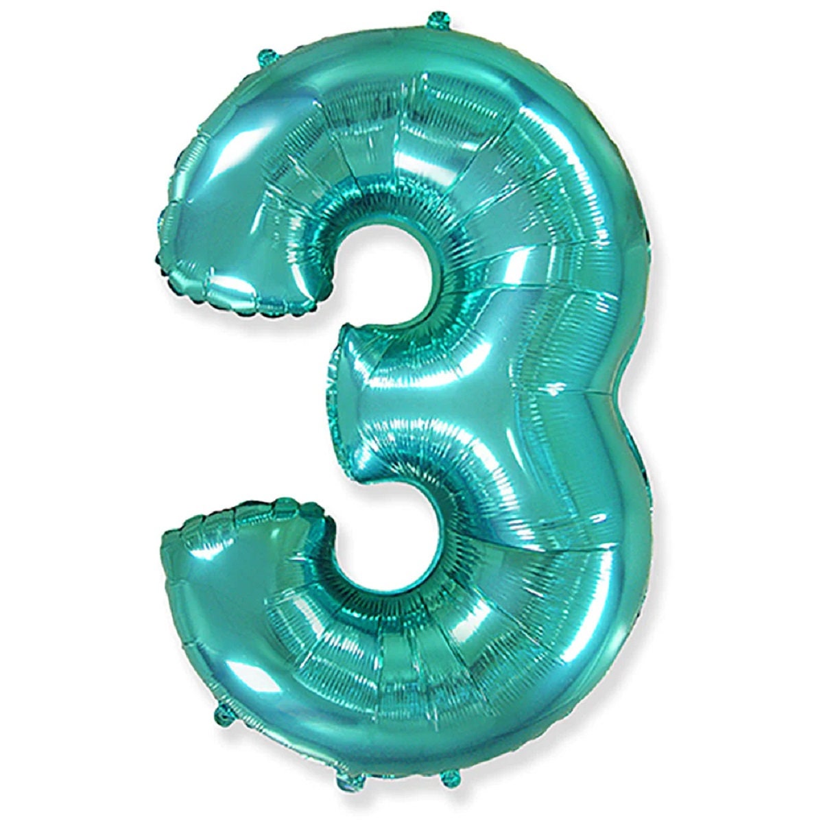 Giant 42" Teal Number Foil Balloon: Birthday Party Decor