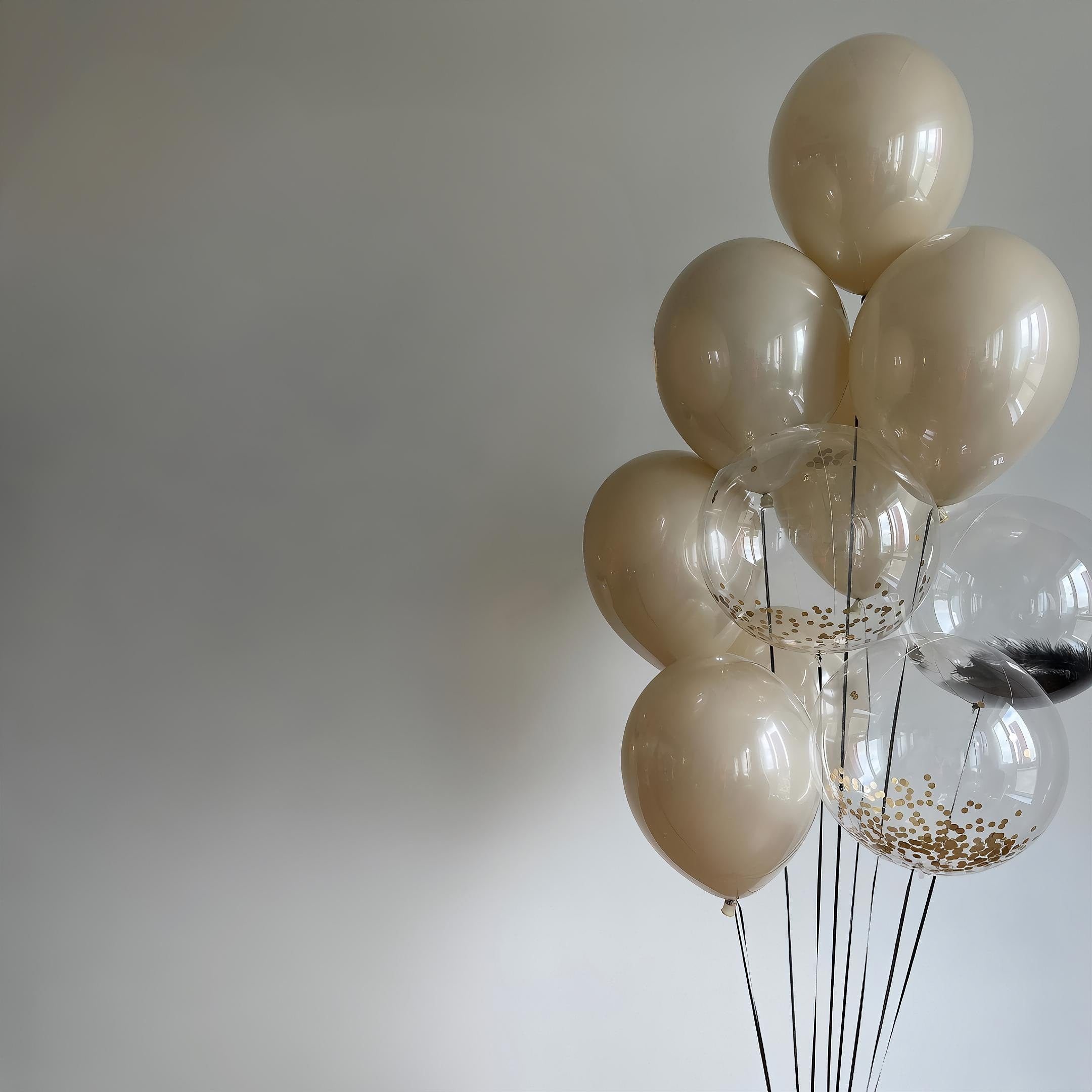Beige Balloon Bouquet: Bow Coquette Birthday, Bridal Shower