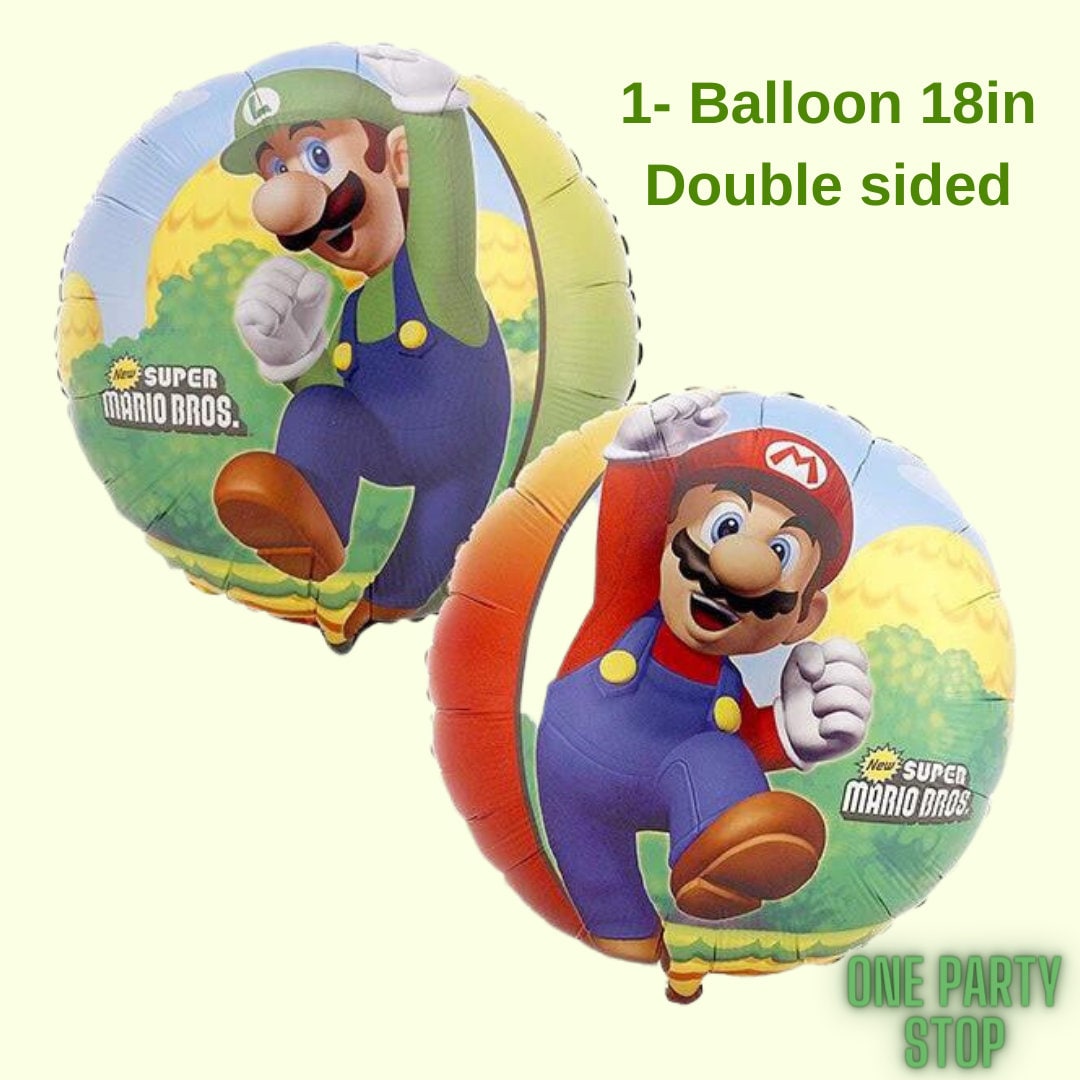 Super Mario Birthday Balloon Bouquet - Anagram Licensed
