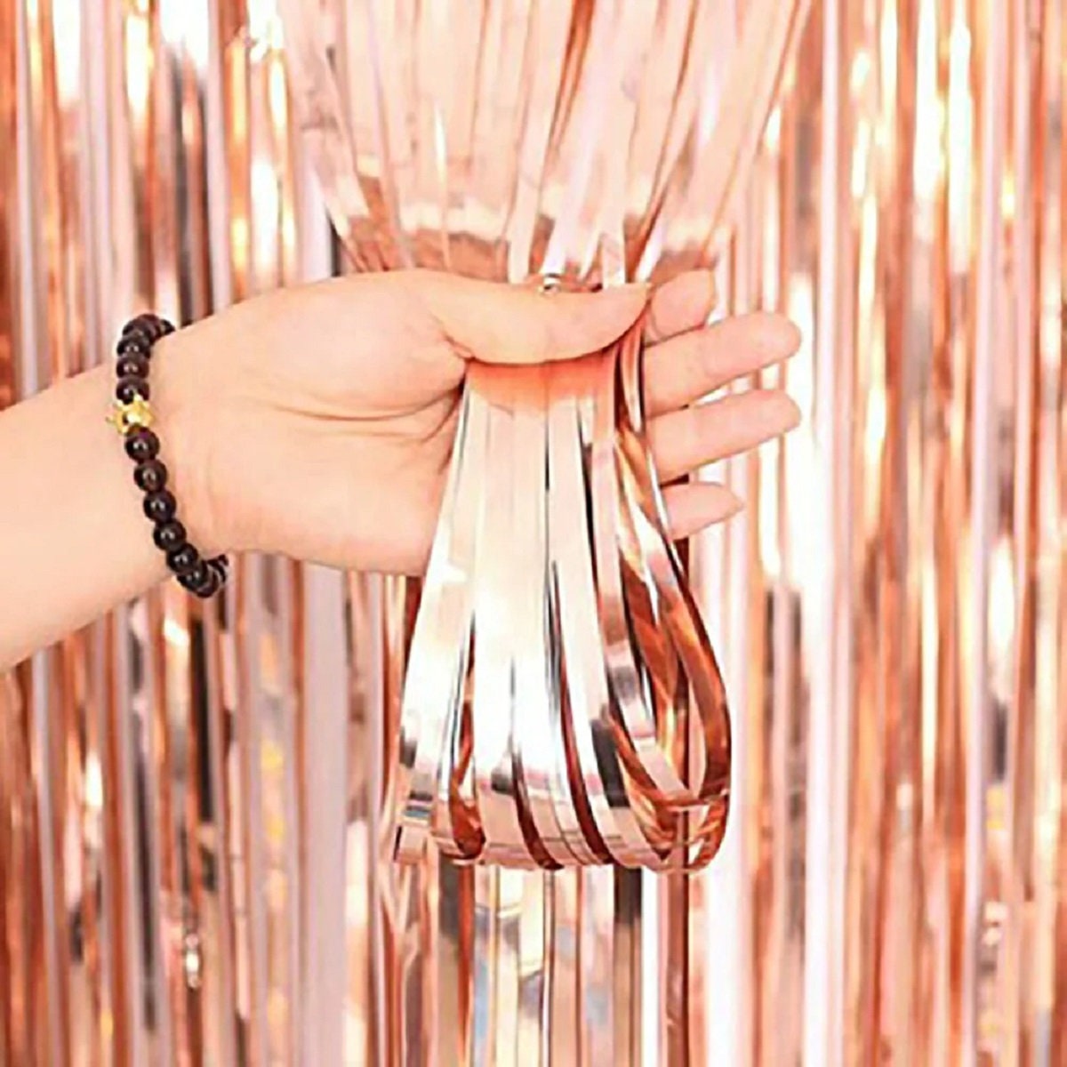Rose Gold Bride Balloon Banner: Bachelorette Party Decor