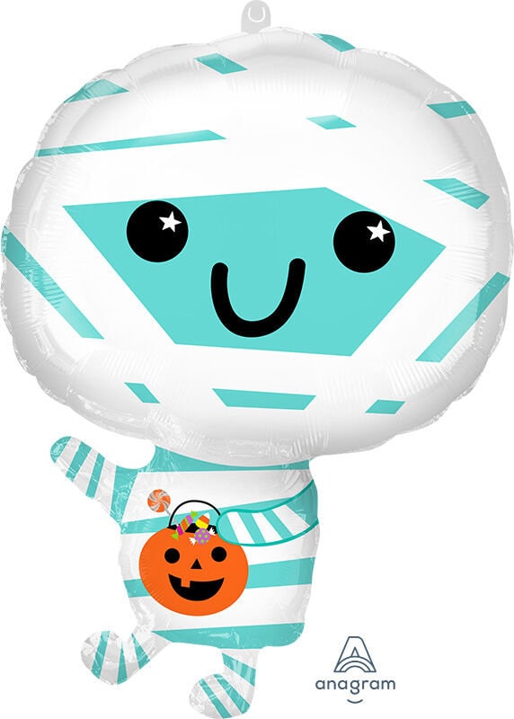 Pastel Halloween Pumpkin Balloons: Spooky Party Decor