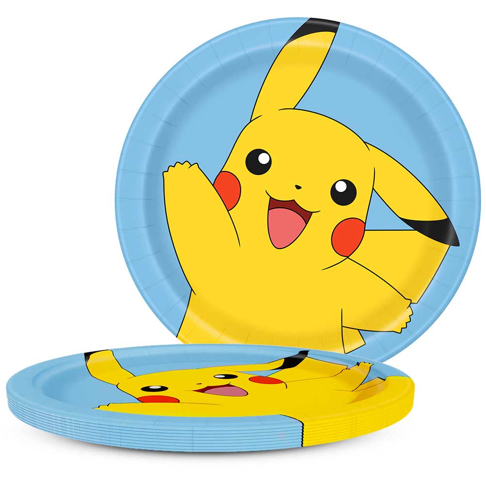 9 inch POKEMON ROUND DINNER PLATES (8 PK)