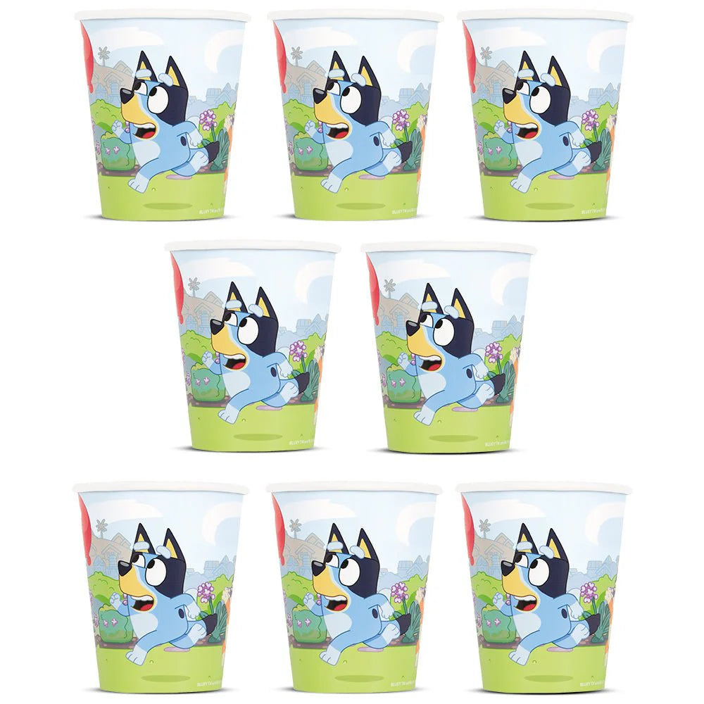 9 oz. BLUEY PAPER CUPS (8 PK)