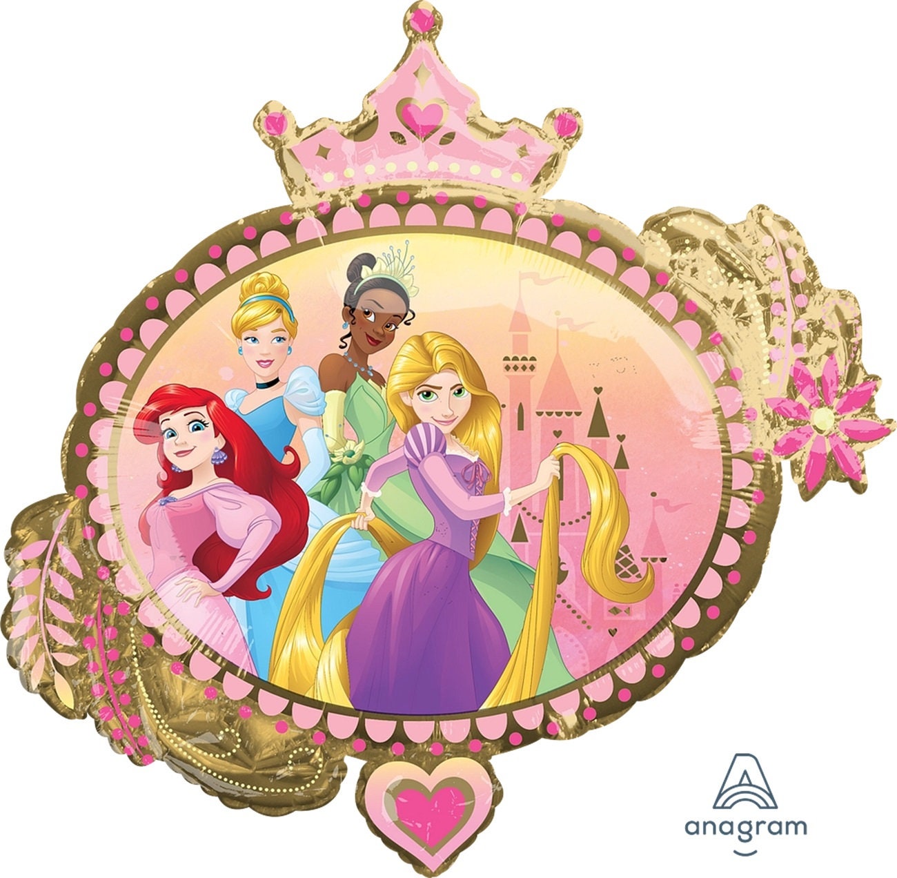 Rapunzel Balloon Bouquet: Tangled Princess Birthday Party Decor