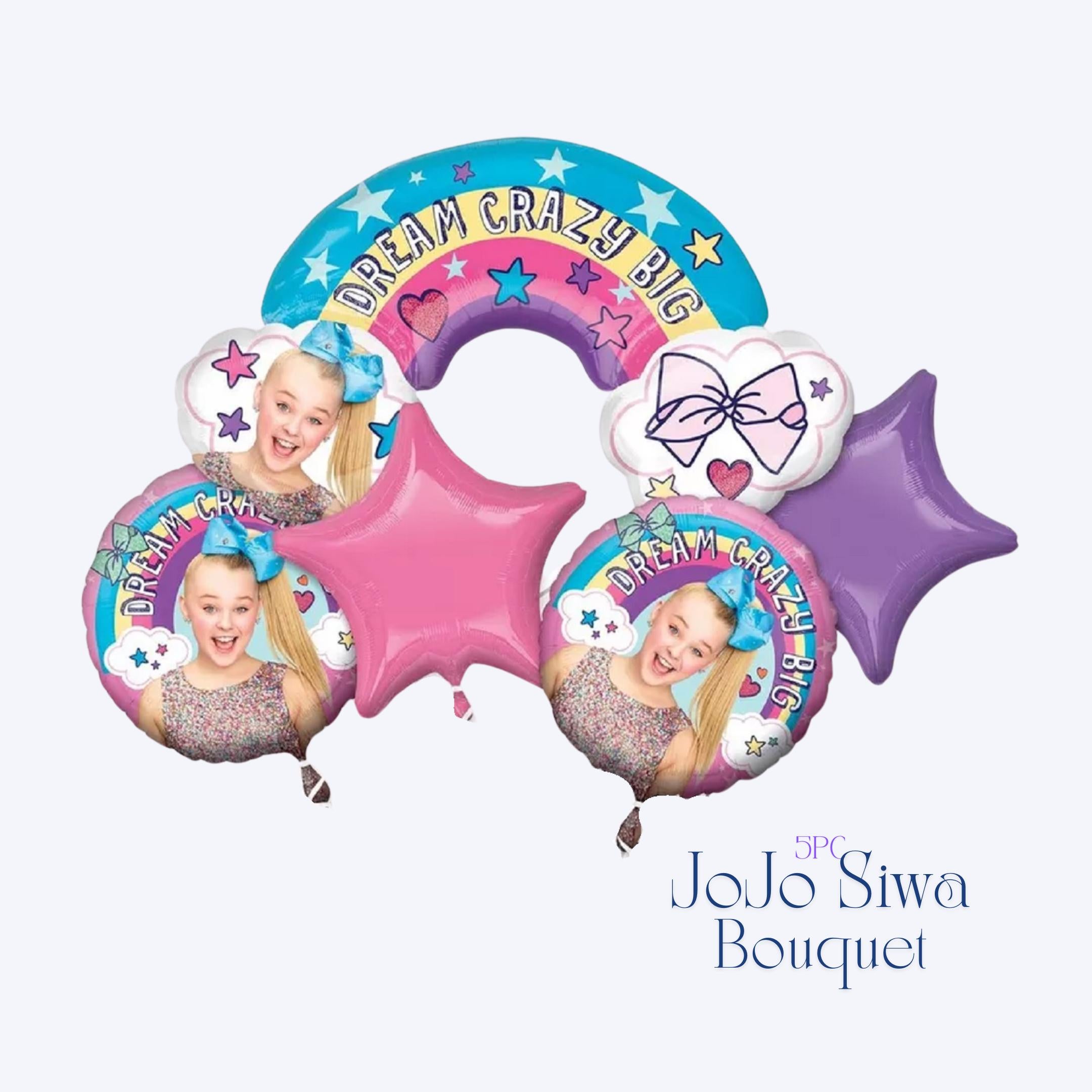 JoJo Siwa Balloon Bouquet: Licensed Birthday Party Decorations