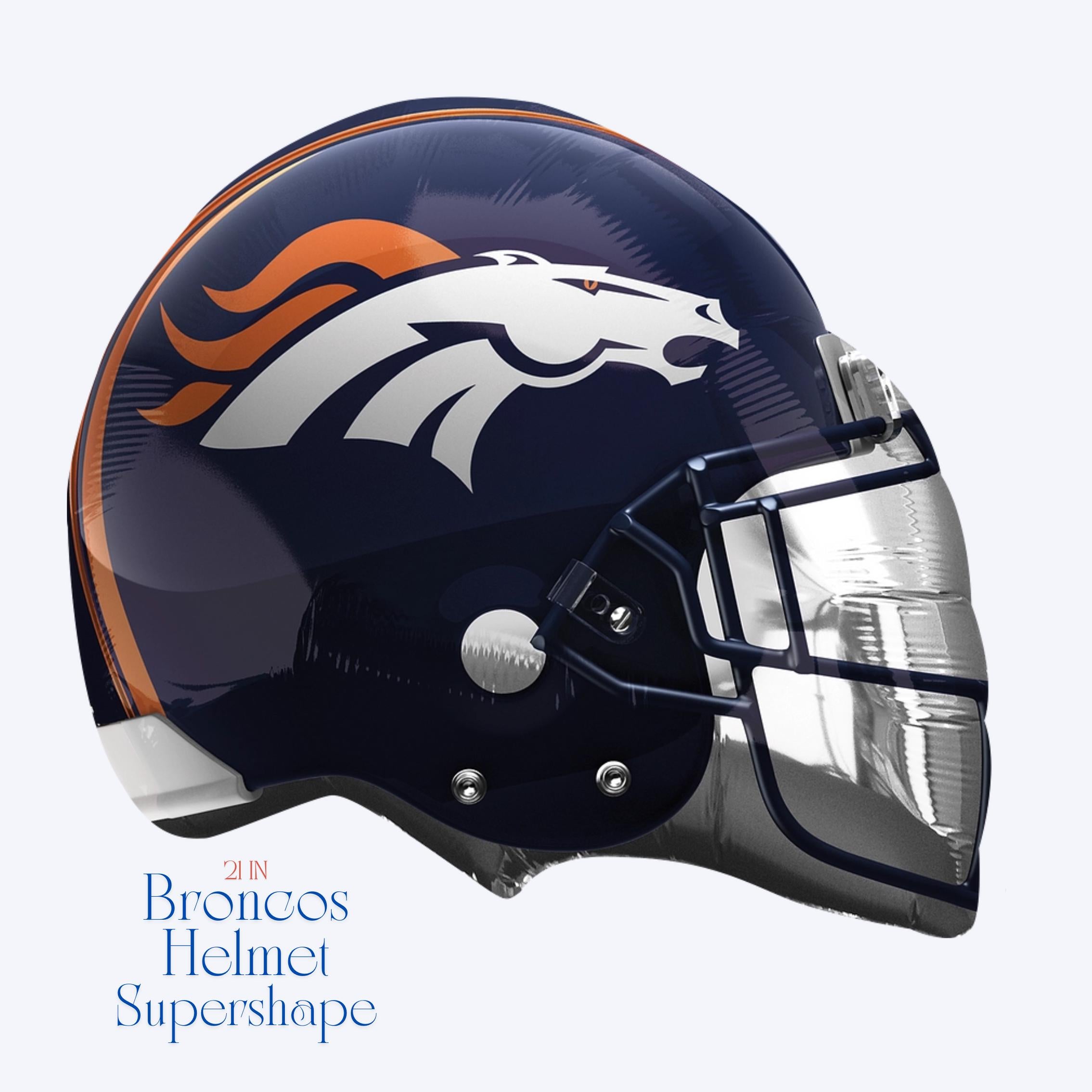 Denver Broncos Helmet Balloon: NFL Football Party Decorations