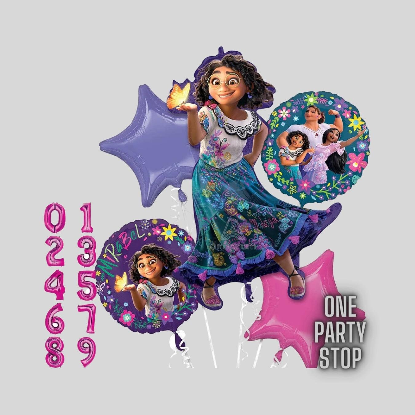 Encanto Mirabel Balloon Bouquet: Licensed Party Decorations