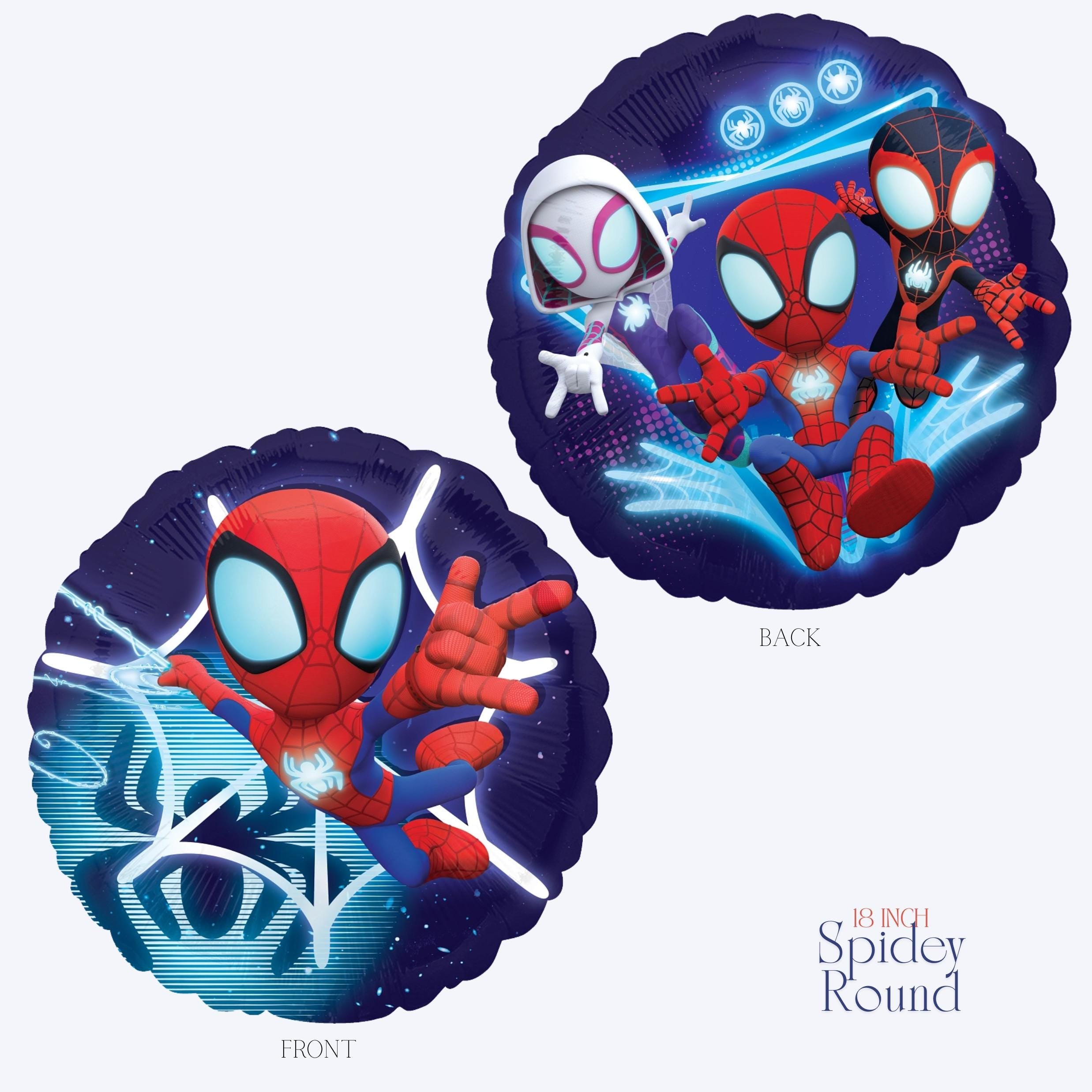 Spidey and Friends Balloon Bouquet | Spidey Balloons & Birthday Decorations | Superhero Party Balloons | Kids Superhero Party Supplies