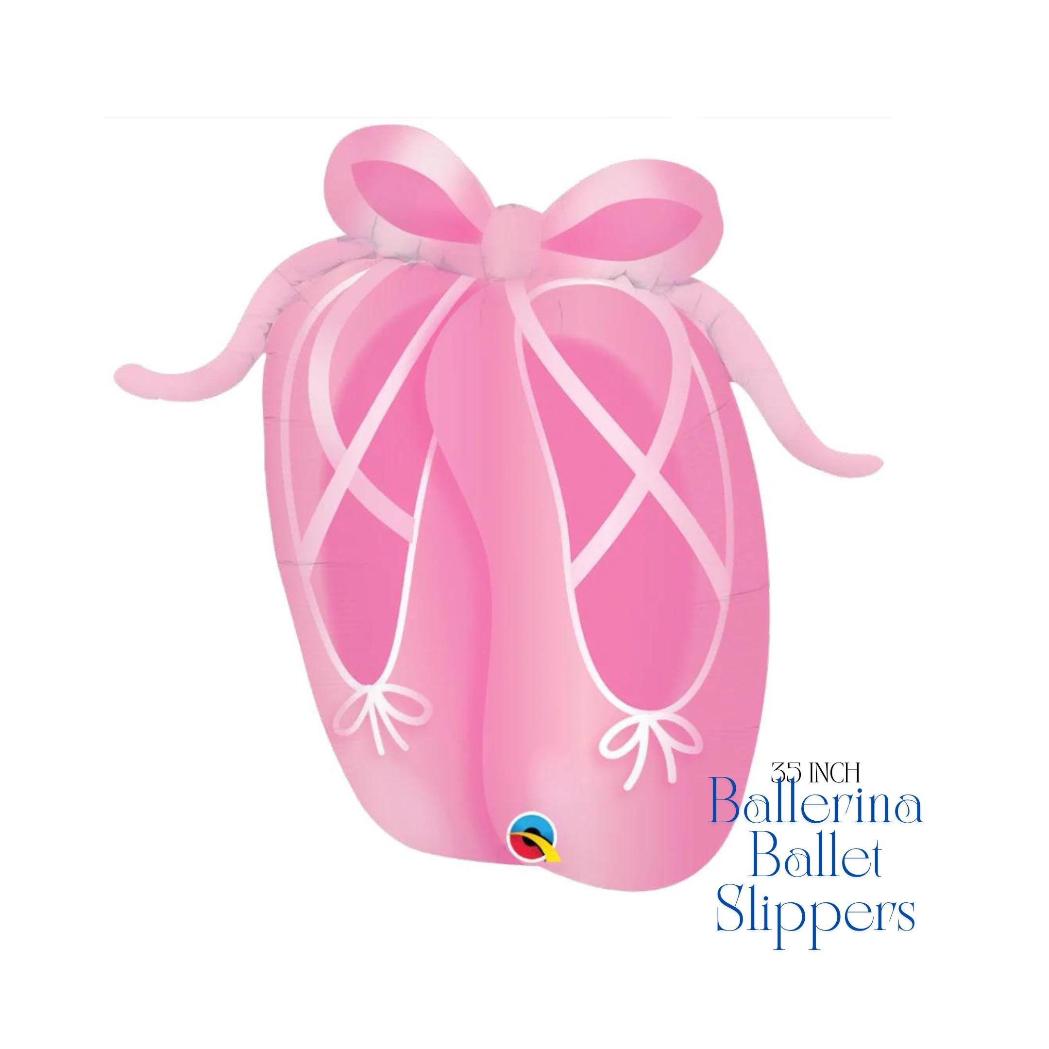Ballerina Balloons | Ballet themed Birthday | Girl's Dance Gifts | Ballet slippers Balloon | Ballerina decorations | Pink Ballerina Party