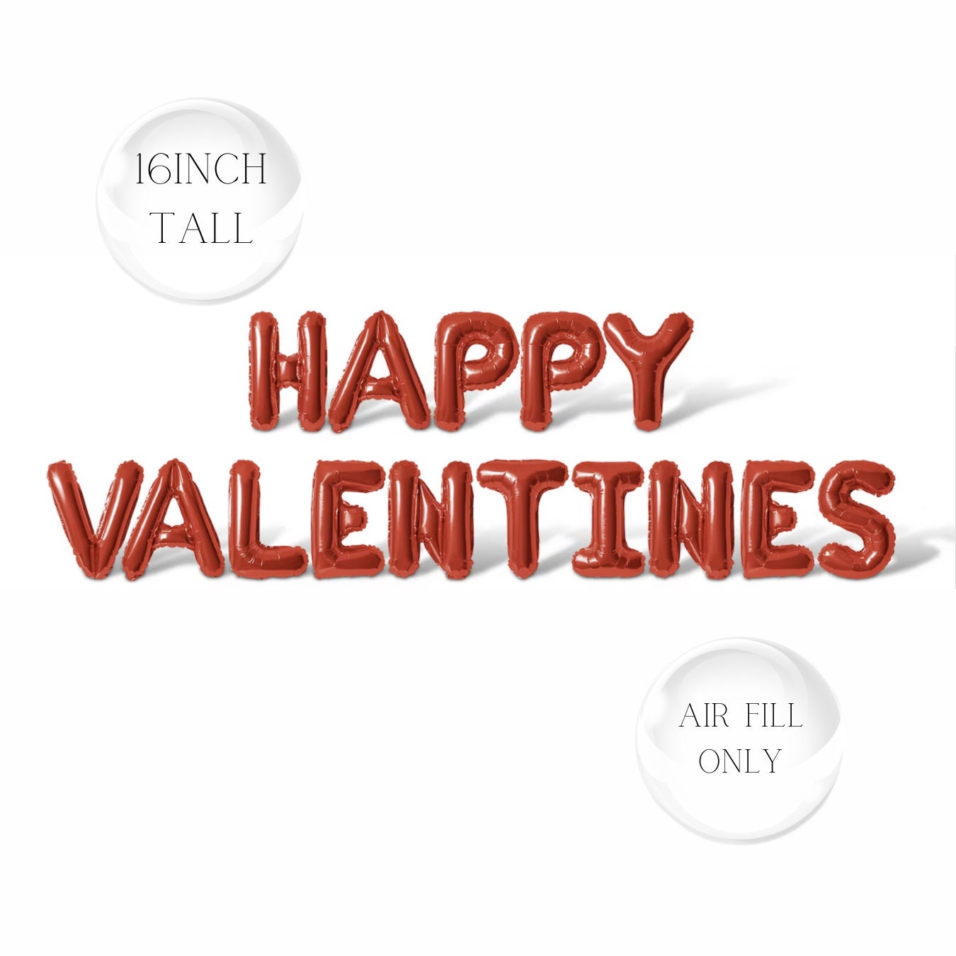 Valentine's Day Balloon Decor: Red Heart, Teddy Bear, Foil Mylar