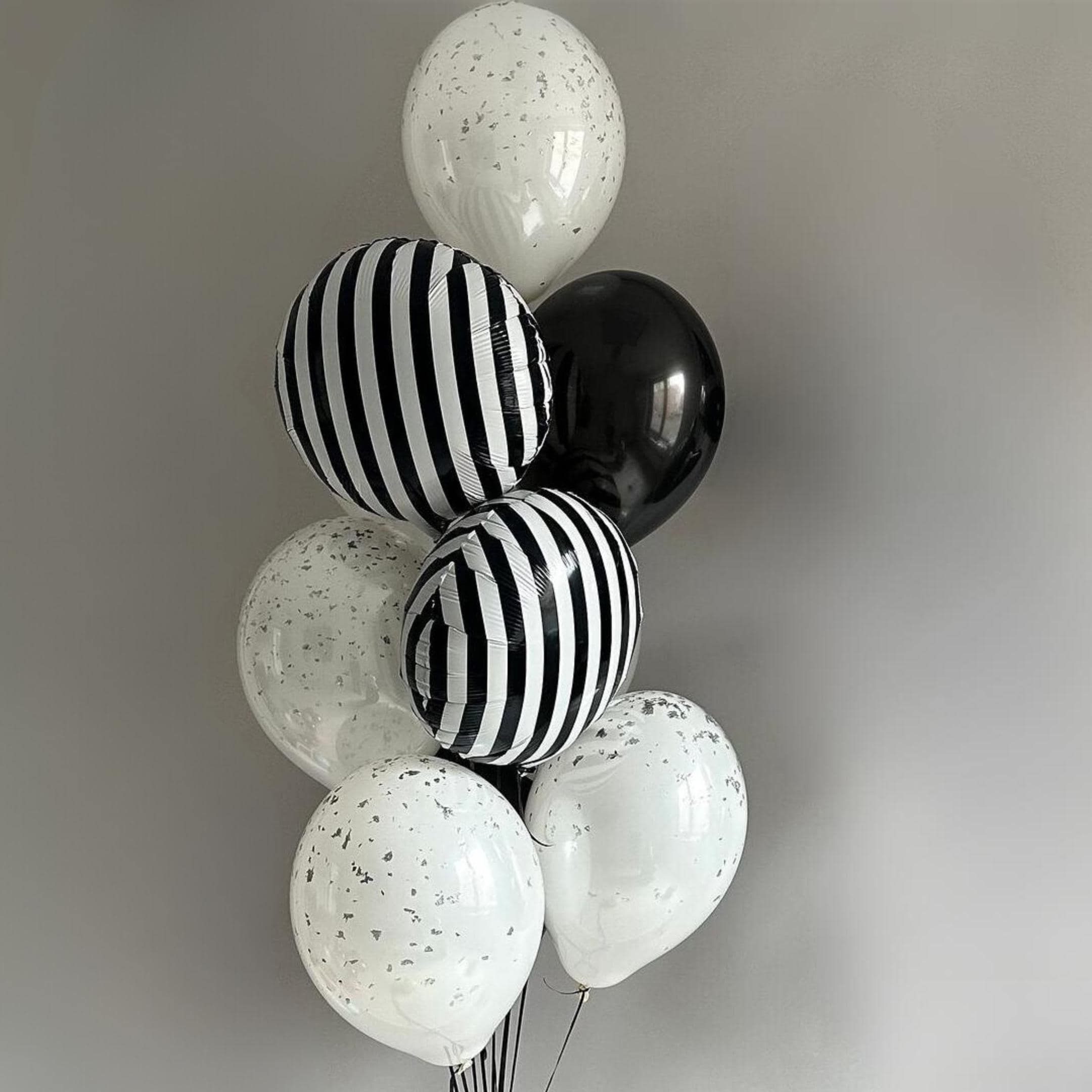 Black Cat Balloon Bouquet: Halloween Birthday Party Decorations
