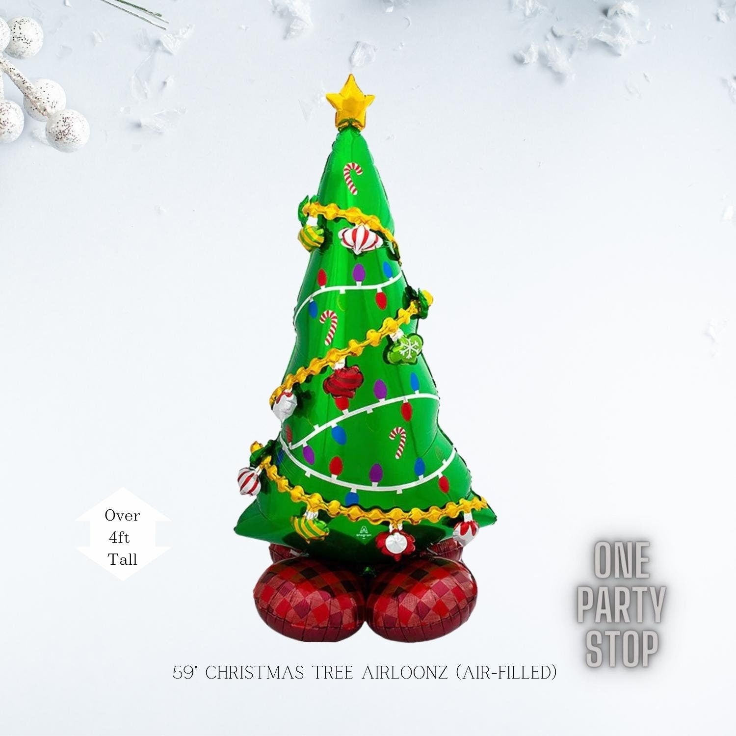 30" Reindeer Foil Balloon: Adorable Christmas Holiday Decoration