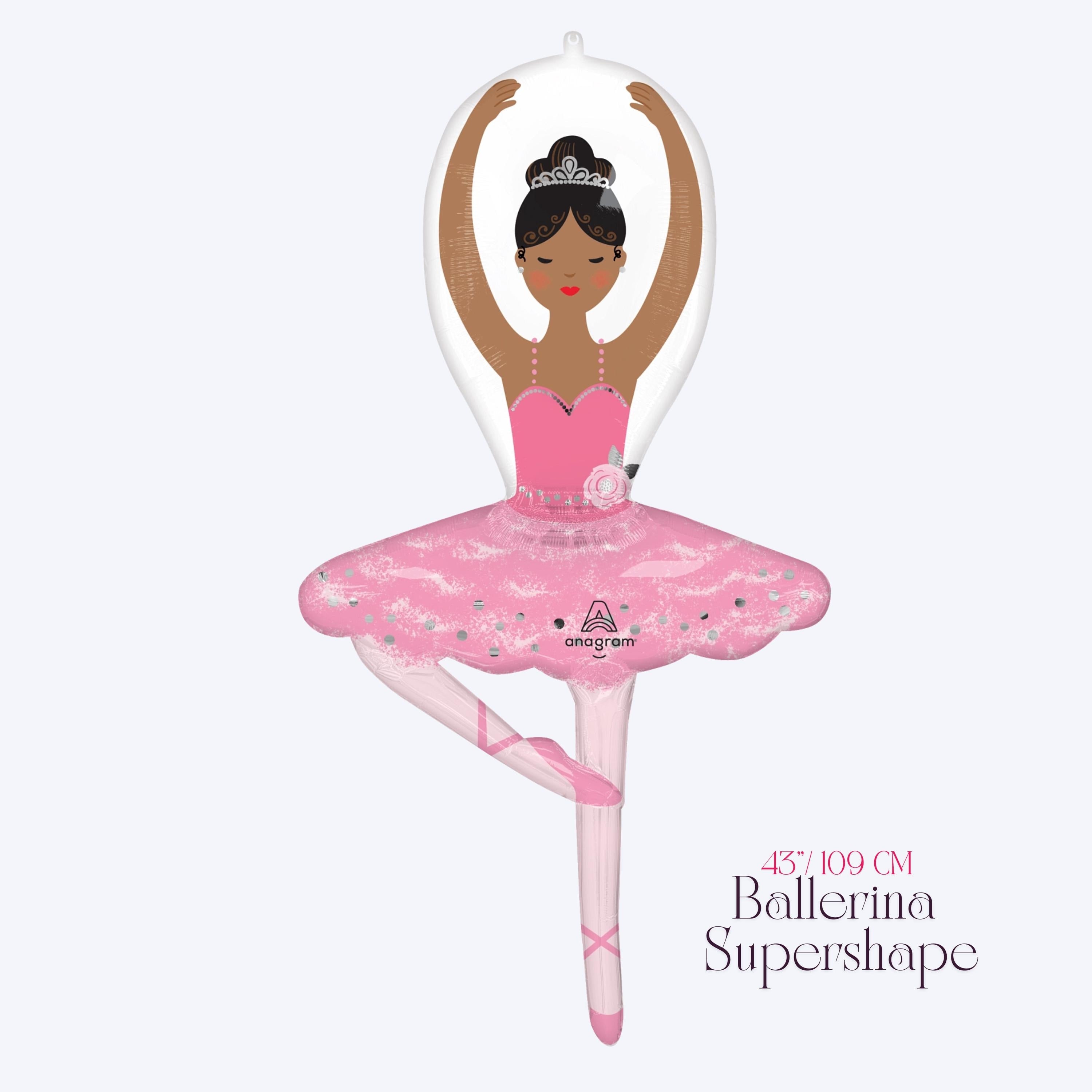 Ballerina Balloons | Ballet themed Birthday | Girl's Dance Gifts | Ballet slippers Balloon | Ballerina decorations | Pink Ballerina Party