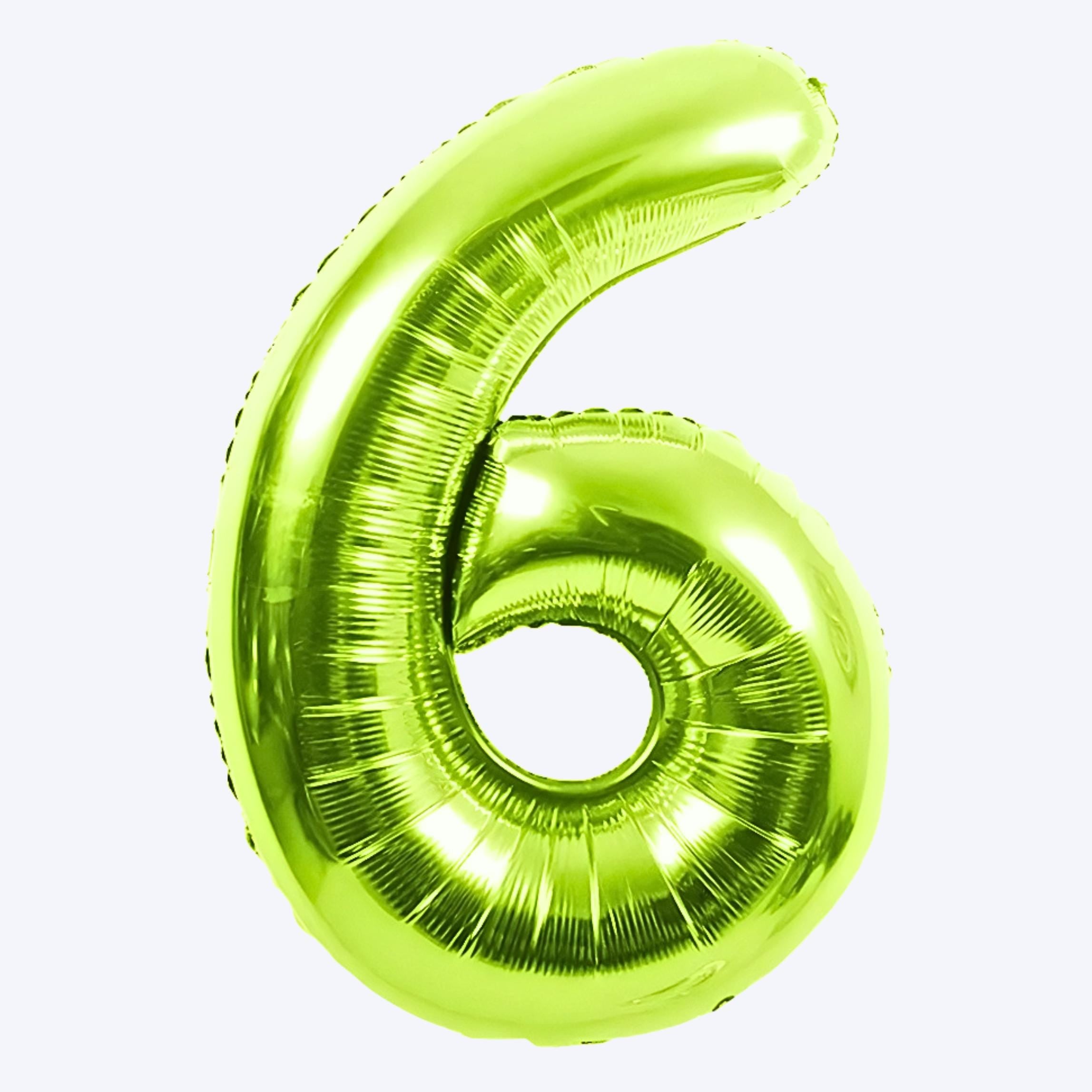 Lime Green Number Balloon, Age Foil Number Balloon, Birthday Party Decorations, Neon Green Balloon Numbers, Jumbo Mylar Number Balloon