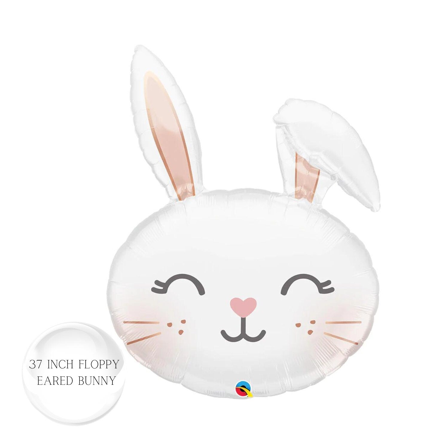 Spotted Easter Bunny Balloon: Spring Party Decor