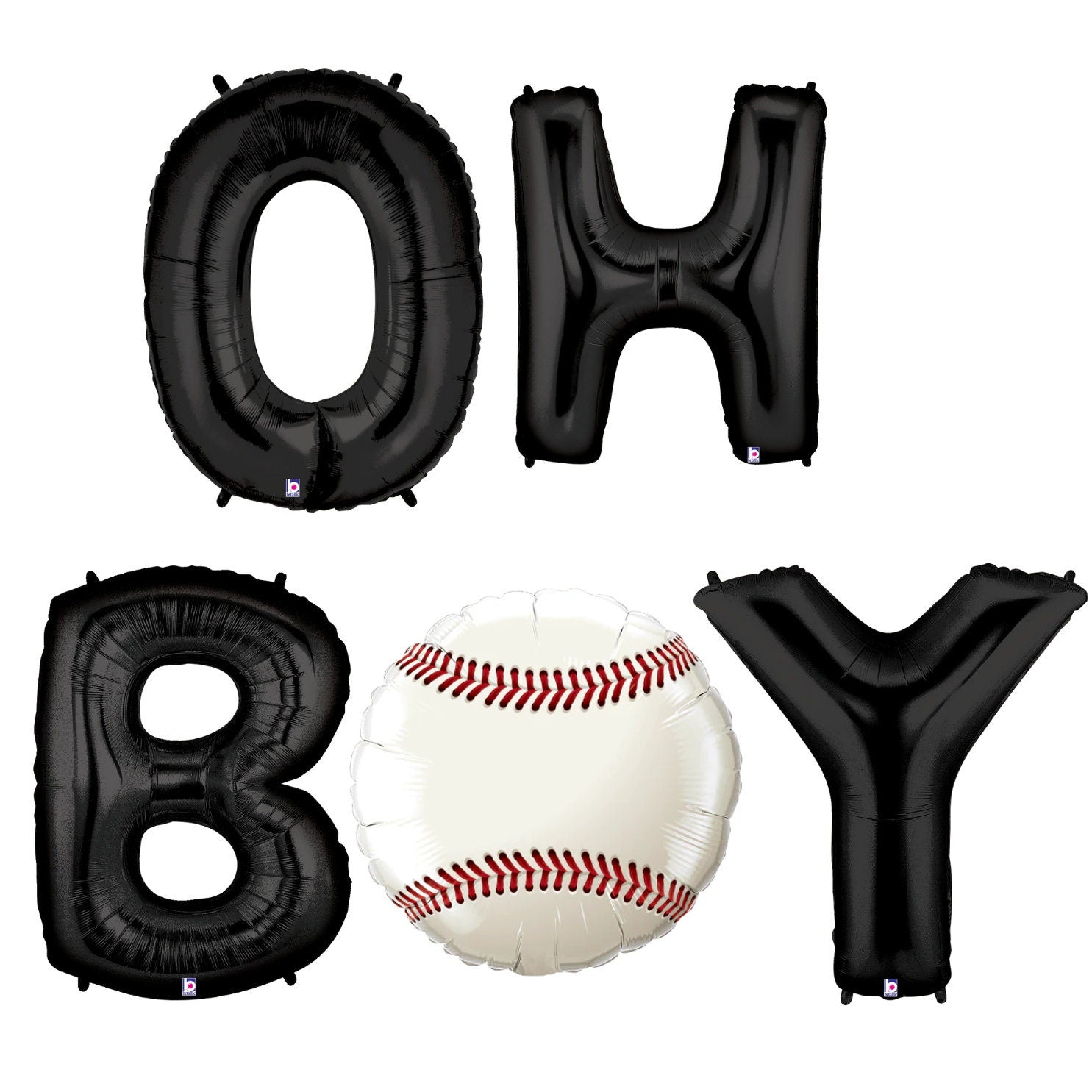 Oh Boy Balloons: 34" Baby Shower Decor