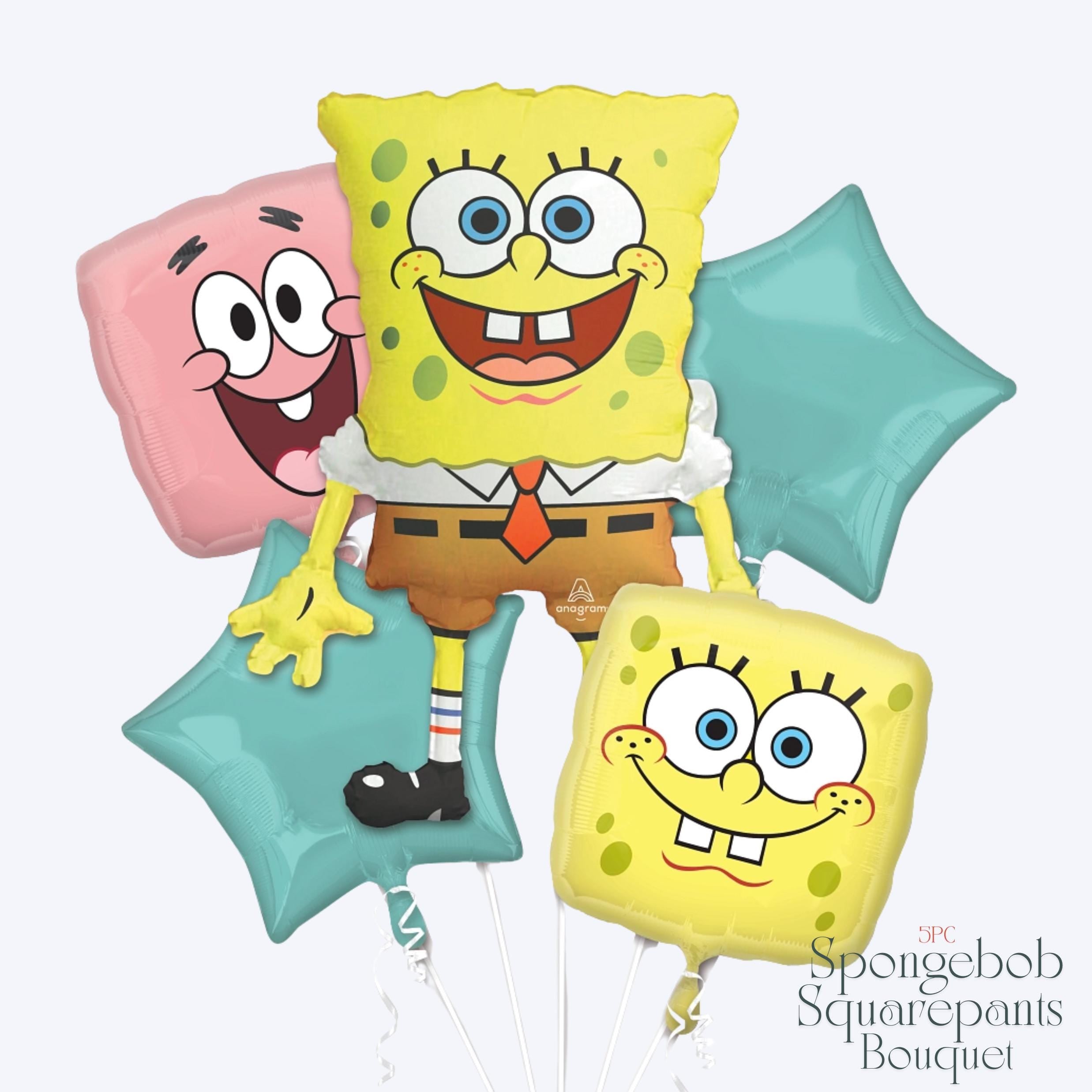 SpongeBob SquarePants Balloon Bouquet: Under the Sea Birthday Party Decor