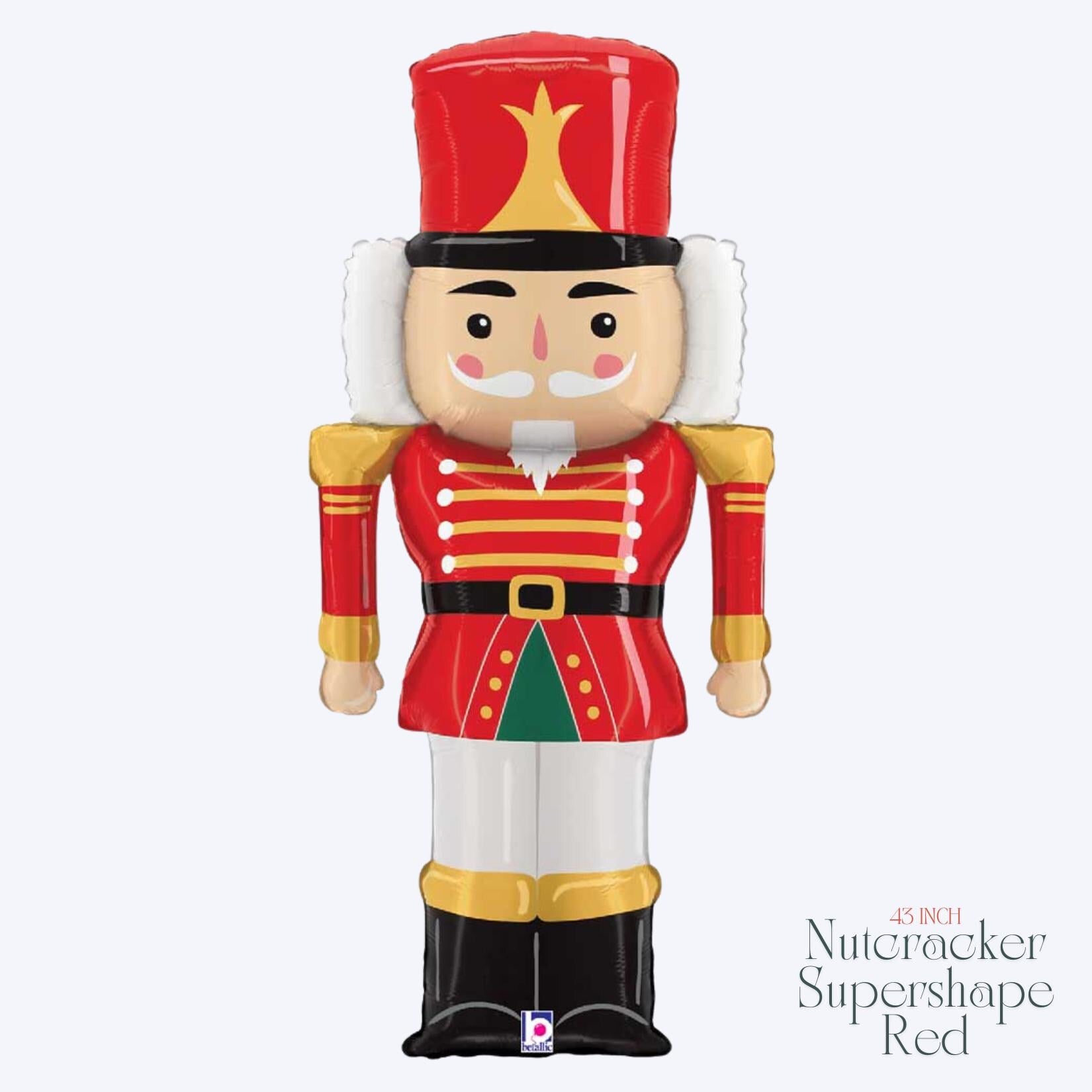 Nutcracker Foil Balloon: Christmas Holiday Party Decoration