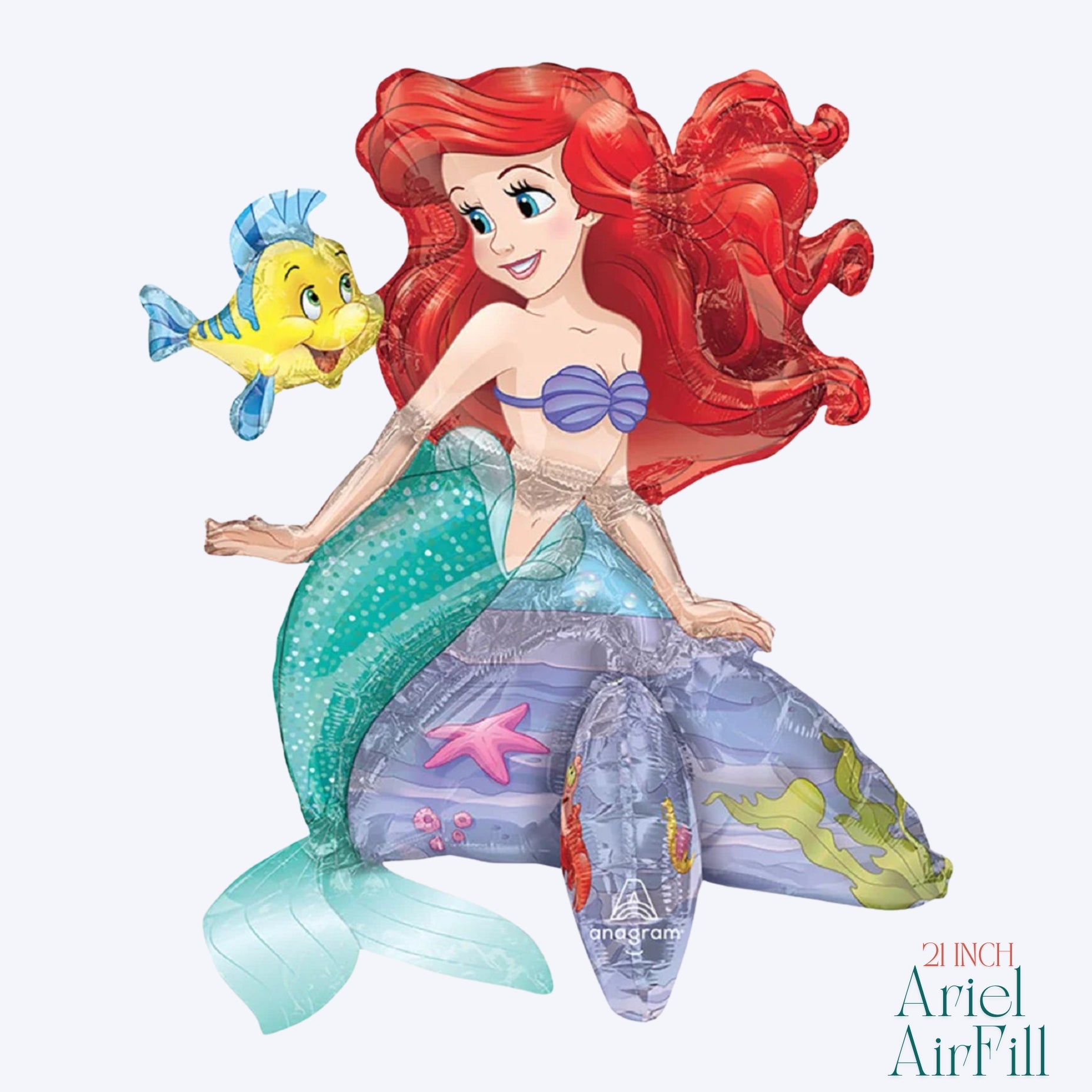 ARIEL DREAM BIG SUPERSHAPE BOUQUET - 4PC