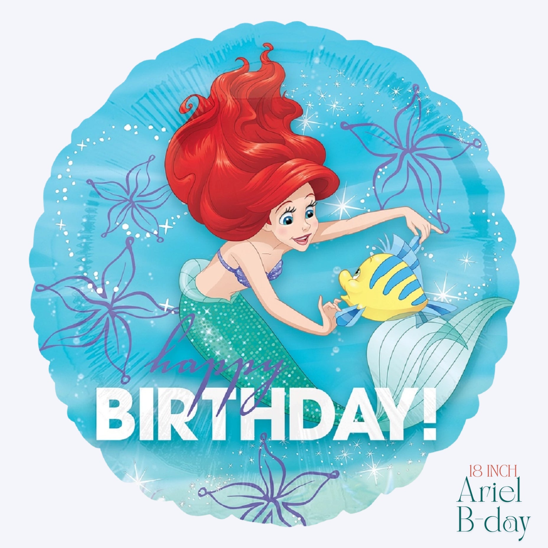 ARIEL DREAM BIG SUPERSHAPE BOUQUET - 4PC