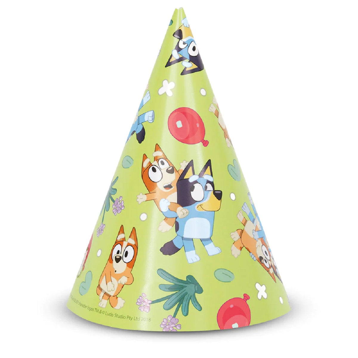 BLUEY PARTY HATS - 8CT