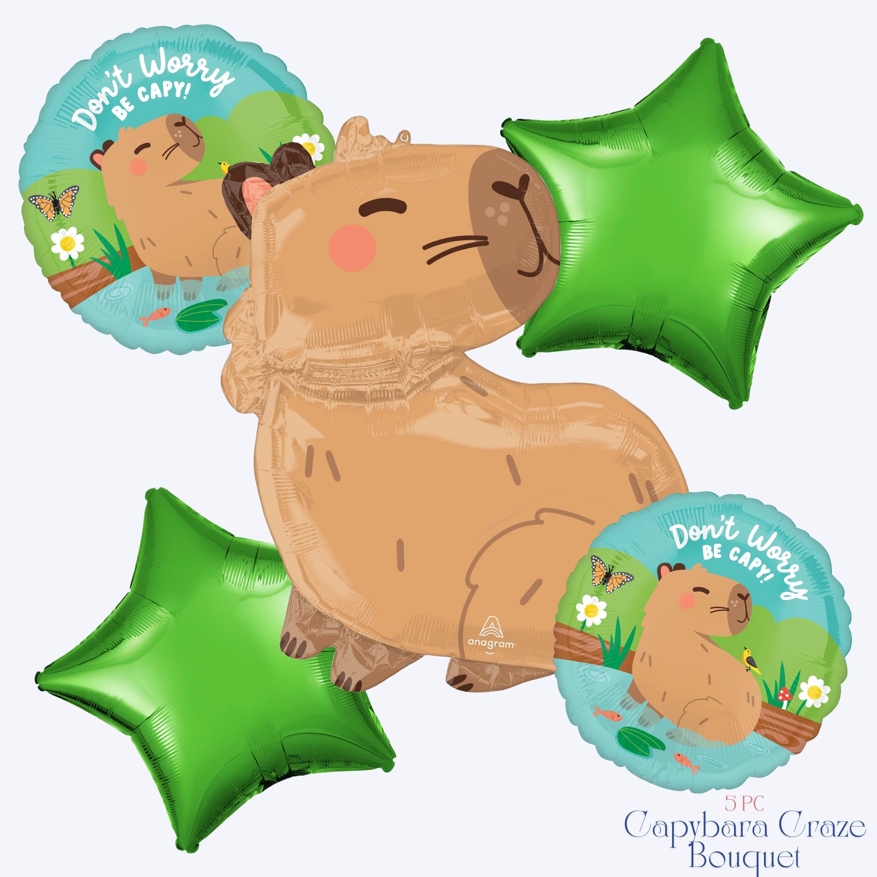 Capybara Craze Bouquet - 5pc