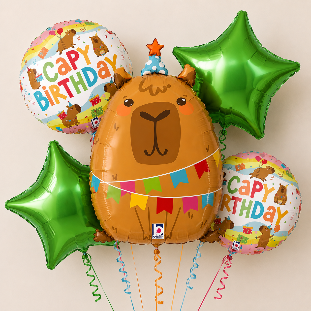 Capybara Birthday Bouquet - 5pc