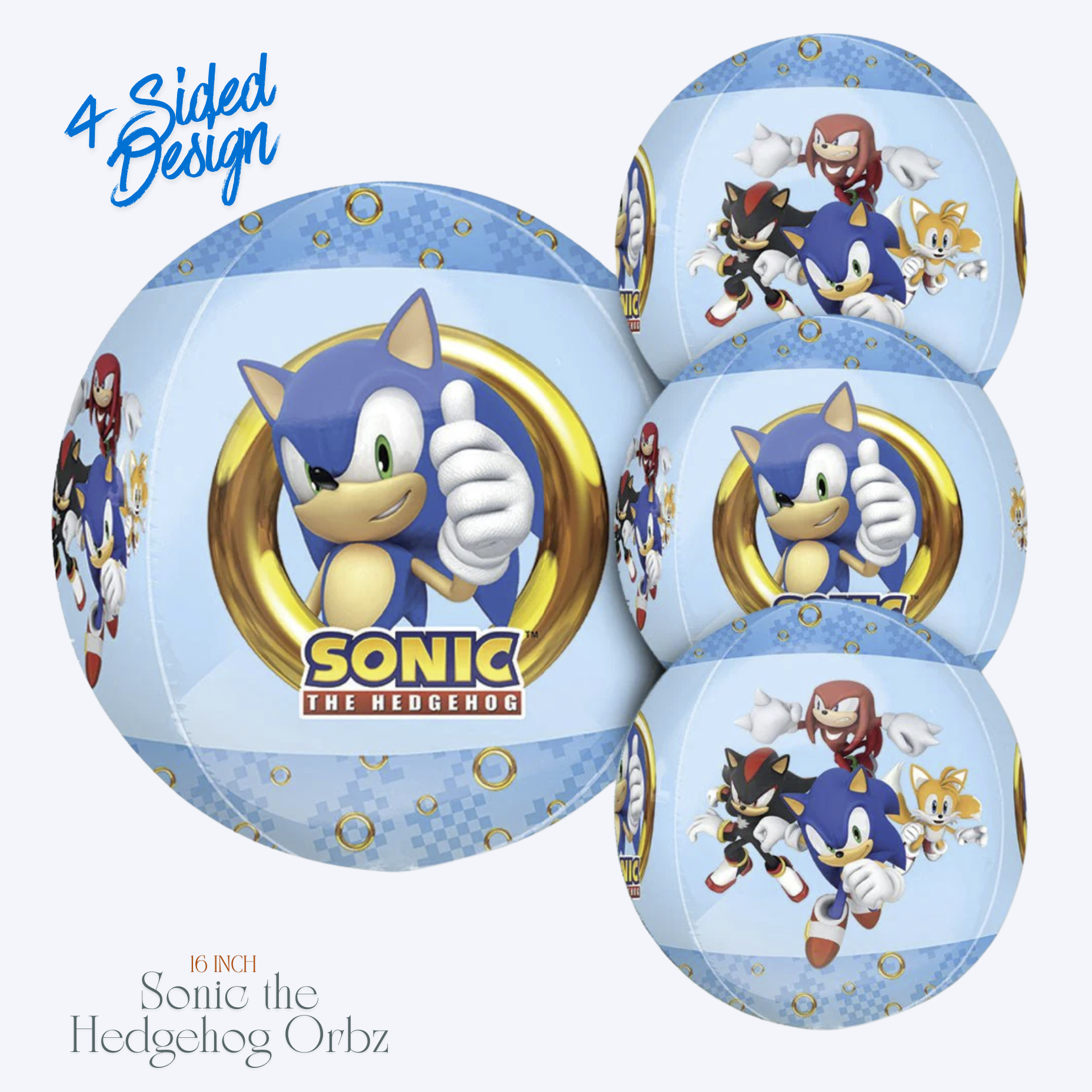 Sonic the Hedgehog Orbz - 16 INCH