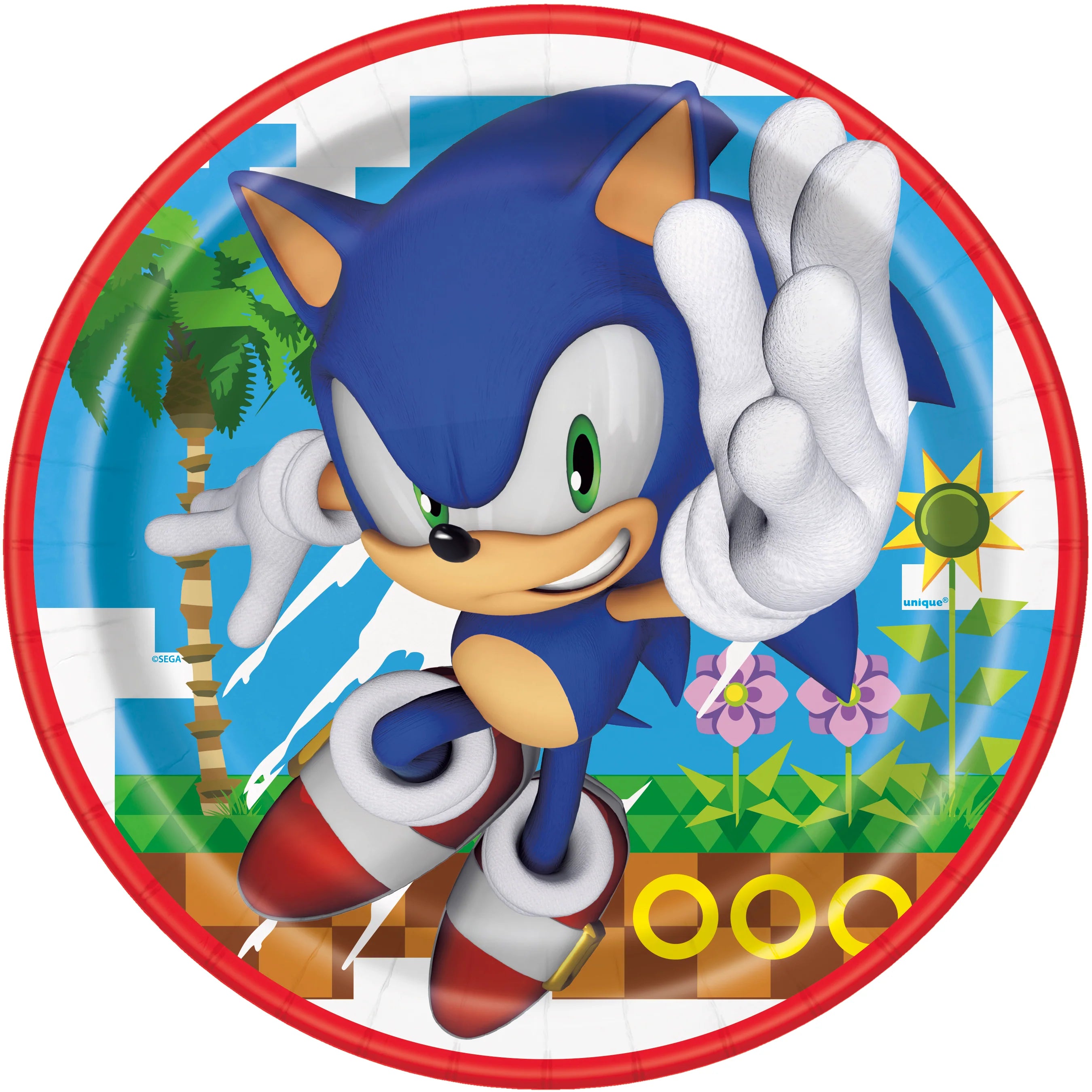 Sonic DINNER Plates - 9 INCH