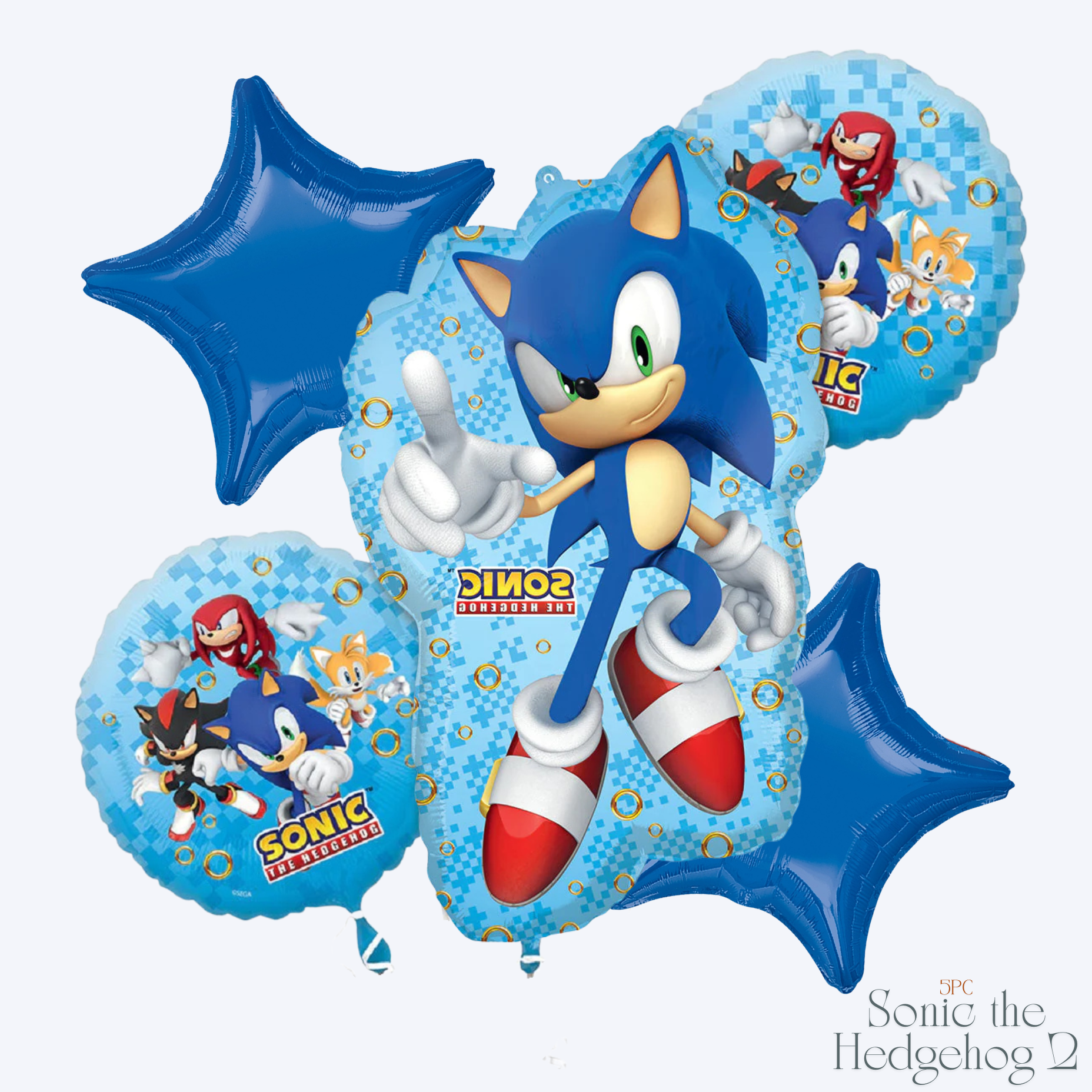 Sonic the Hedgehog 2 Blue Bouquet - 5PC