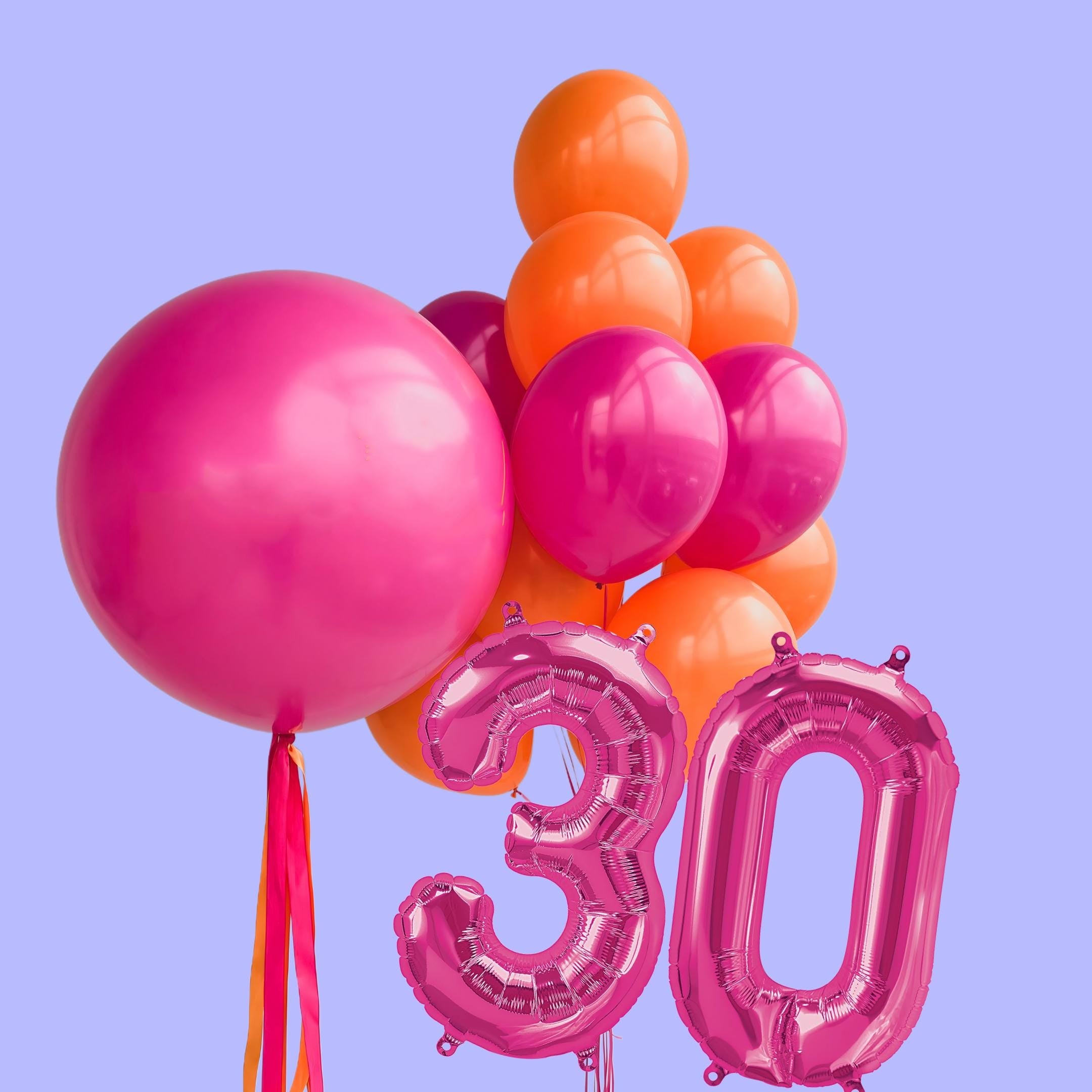 Flamingo Party Balloons: Pink & Orange Tropical Decorations