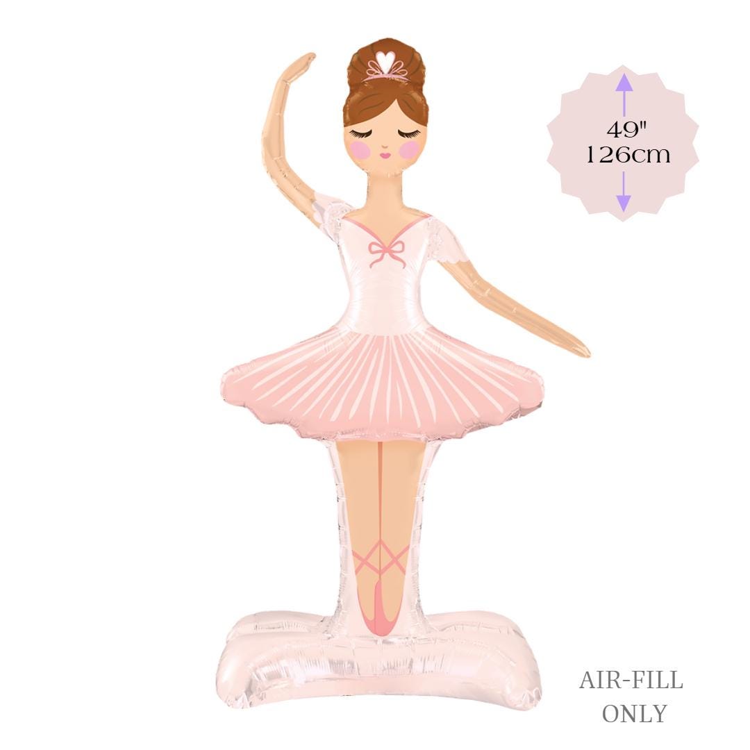 Ballerina Balloons | Ballet themed Birthday | Girl's Dance Gifts | Ballet slippers Balloon | Ballerina decorations | Pink Ballerina Party