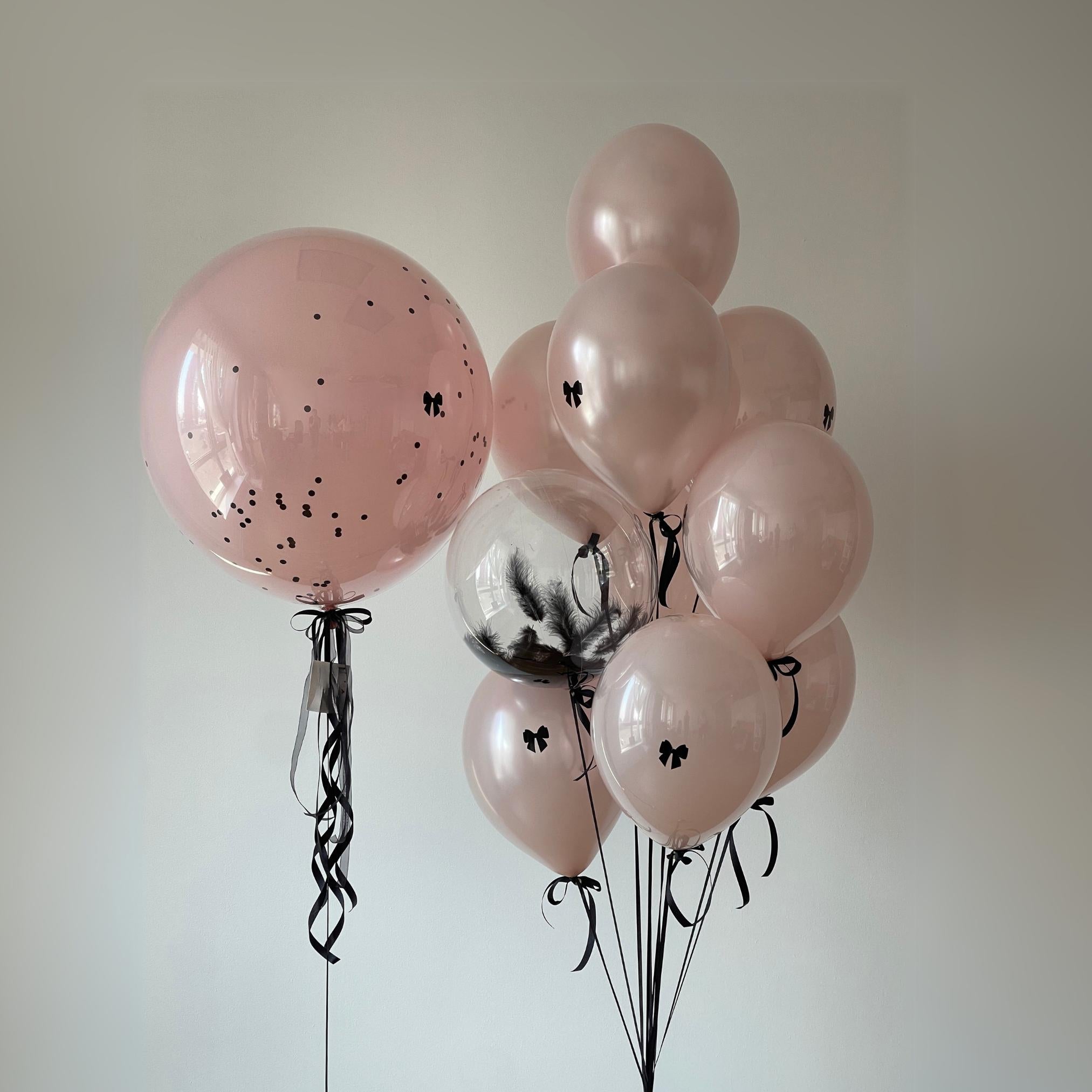 Coquette Birthday Balloon Bouquet: Pink Bow Party Decor