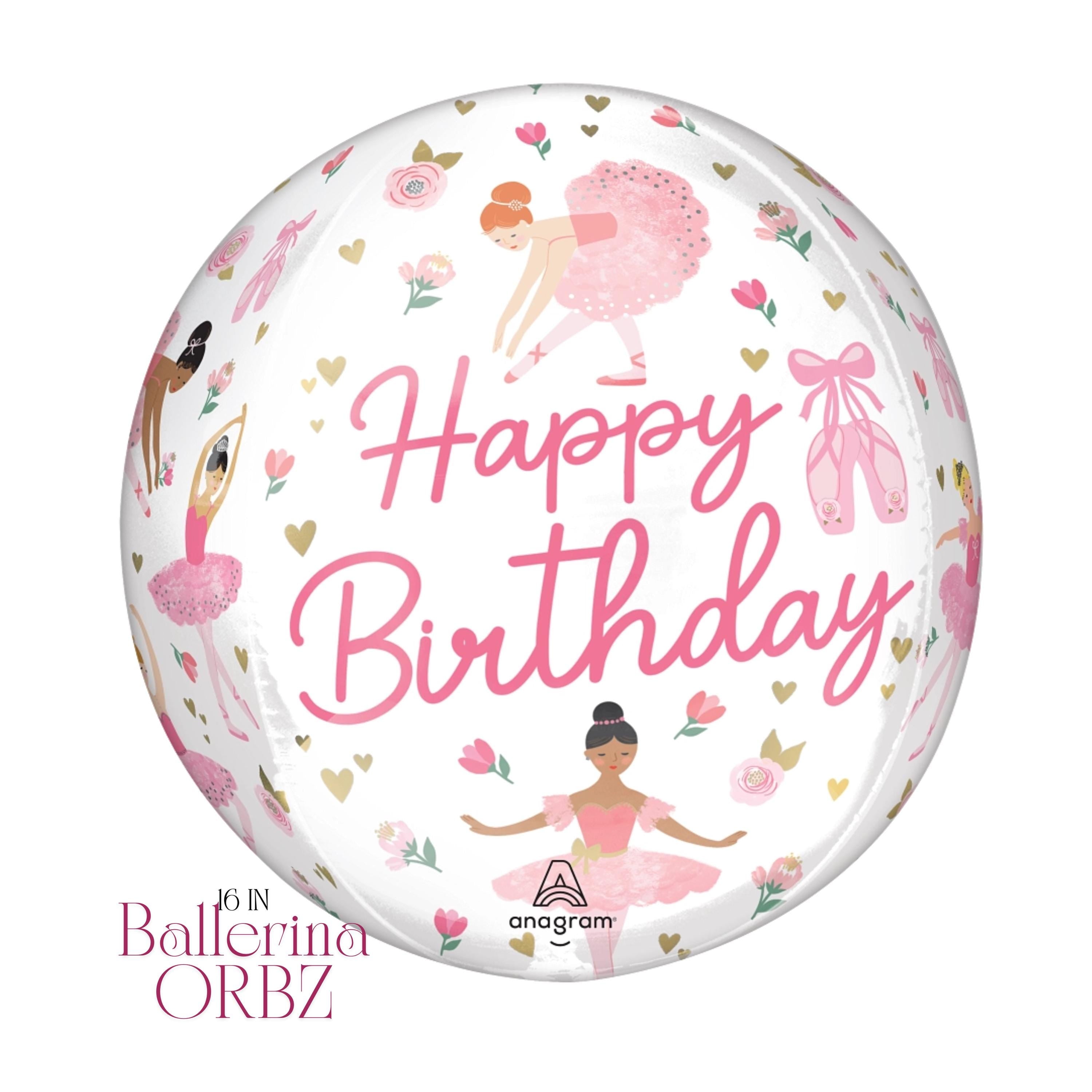 Ballerina Balloon Bouquet: Ballet Birthday Party Decorations