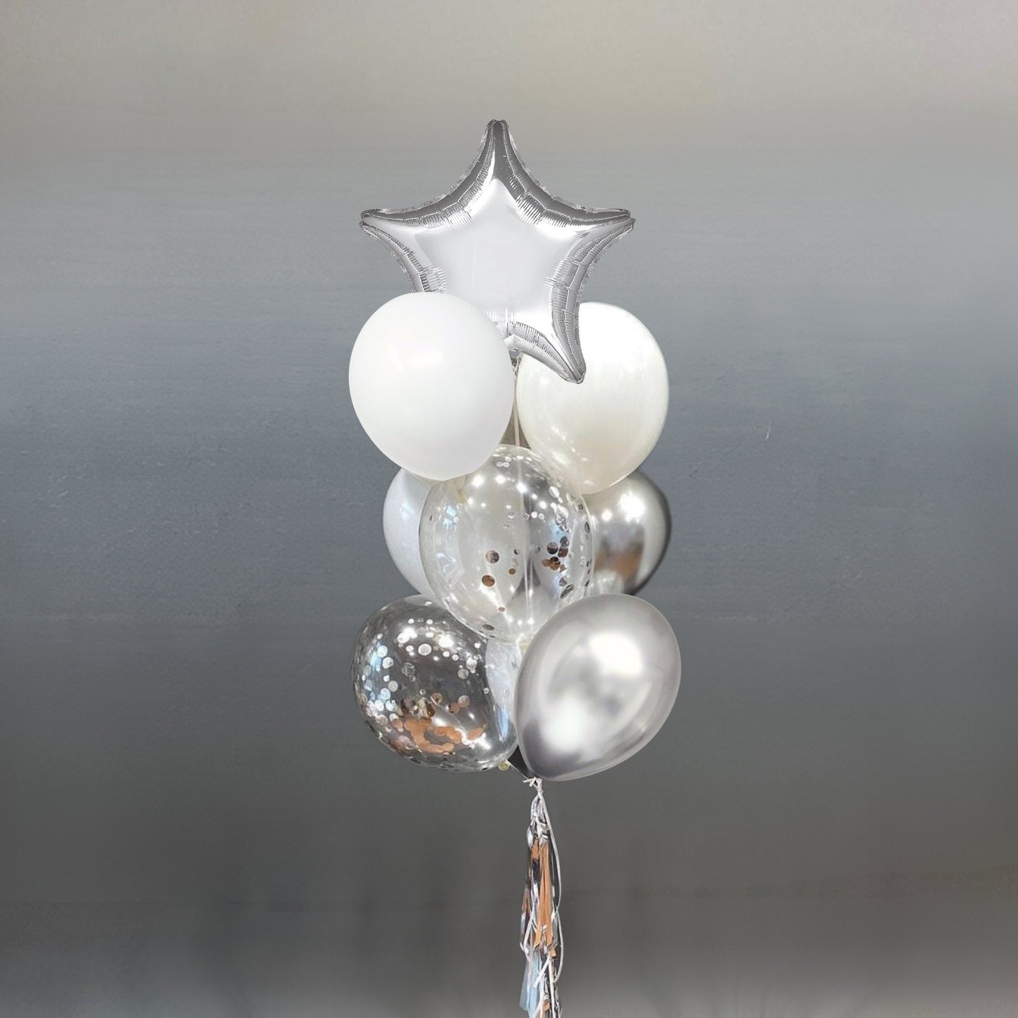 Cloud Moon Star Balloon Bouquet: Celestial Baby Shower Decor