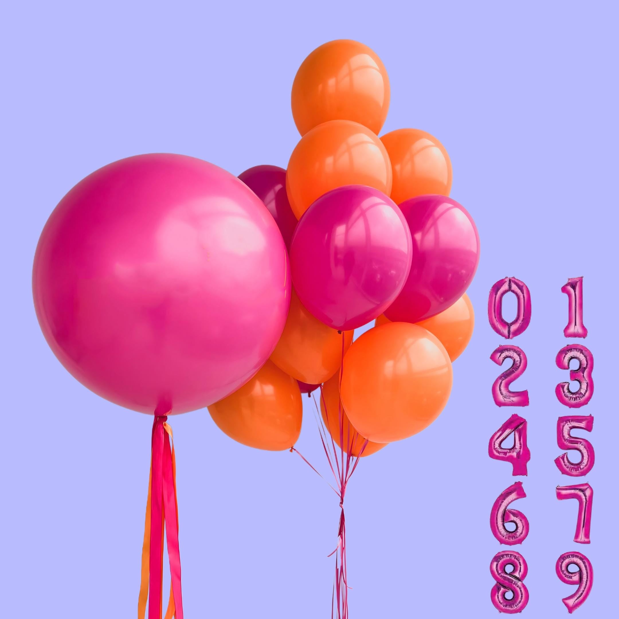 Flamingo Party Balloons: Pink & Orange Tropical Decorations