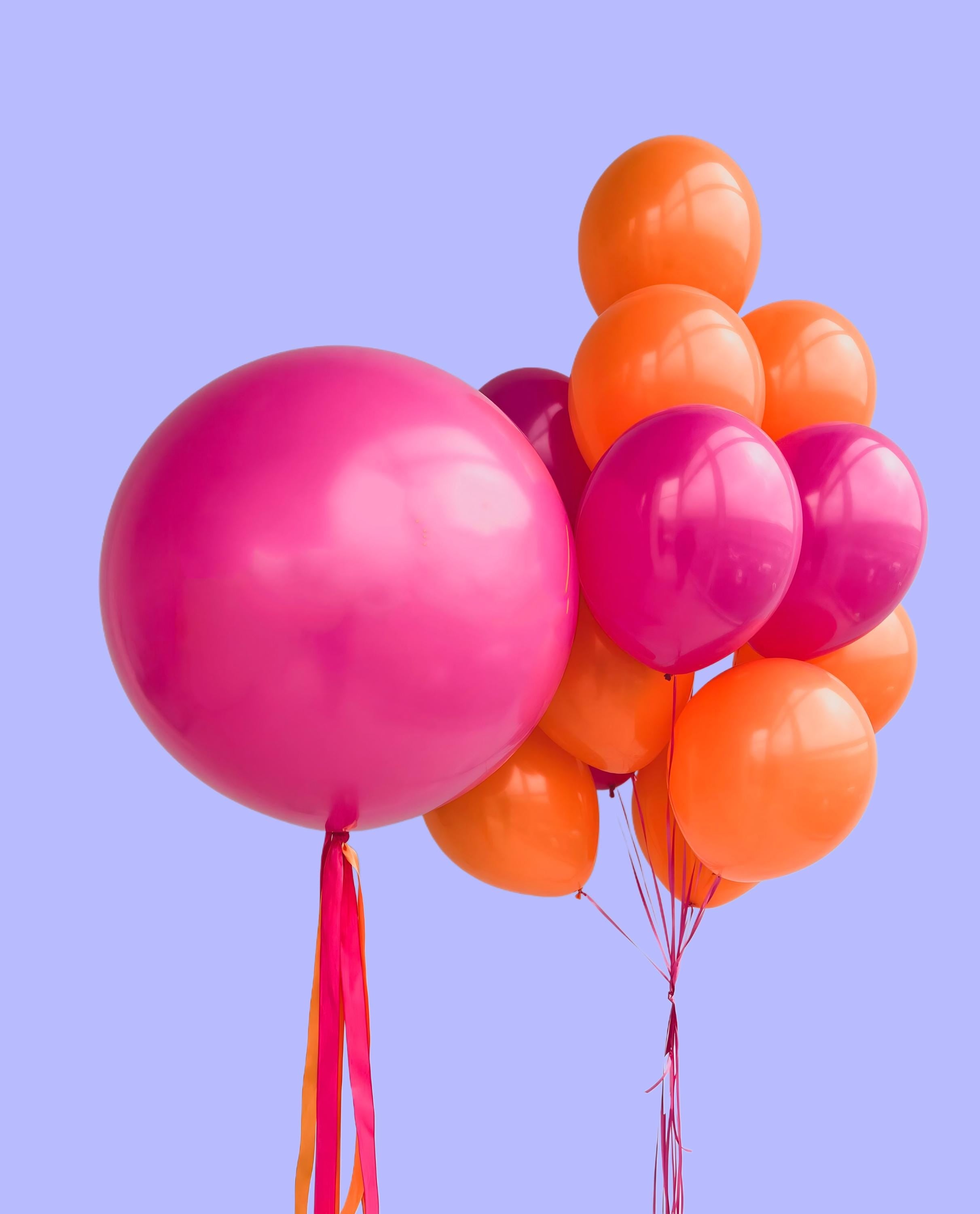 Flamingo Party Balloons: Pink & Orange Tropical Decorations