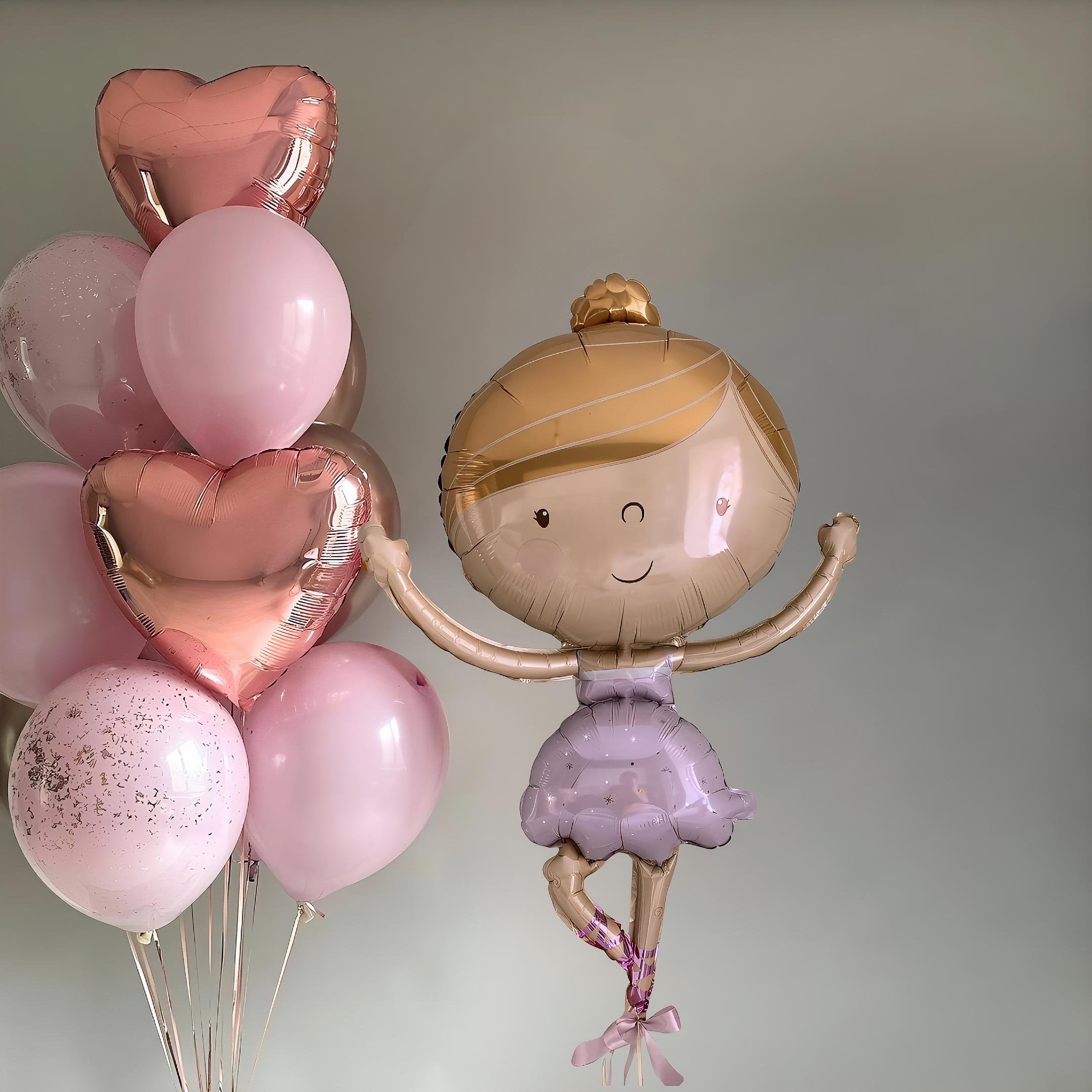 Ballerina Balloons | Ballet themed Birthday | Girl's Dance Gifts | Ballet slippers Balloon | Ballerina decorations | Pink Ballerina Party