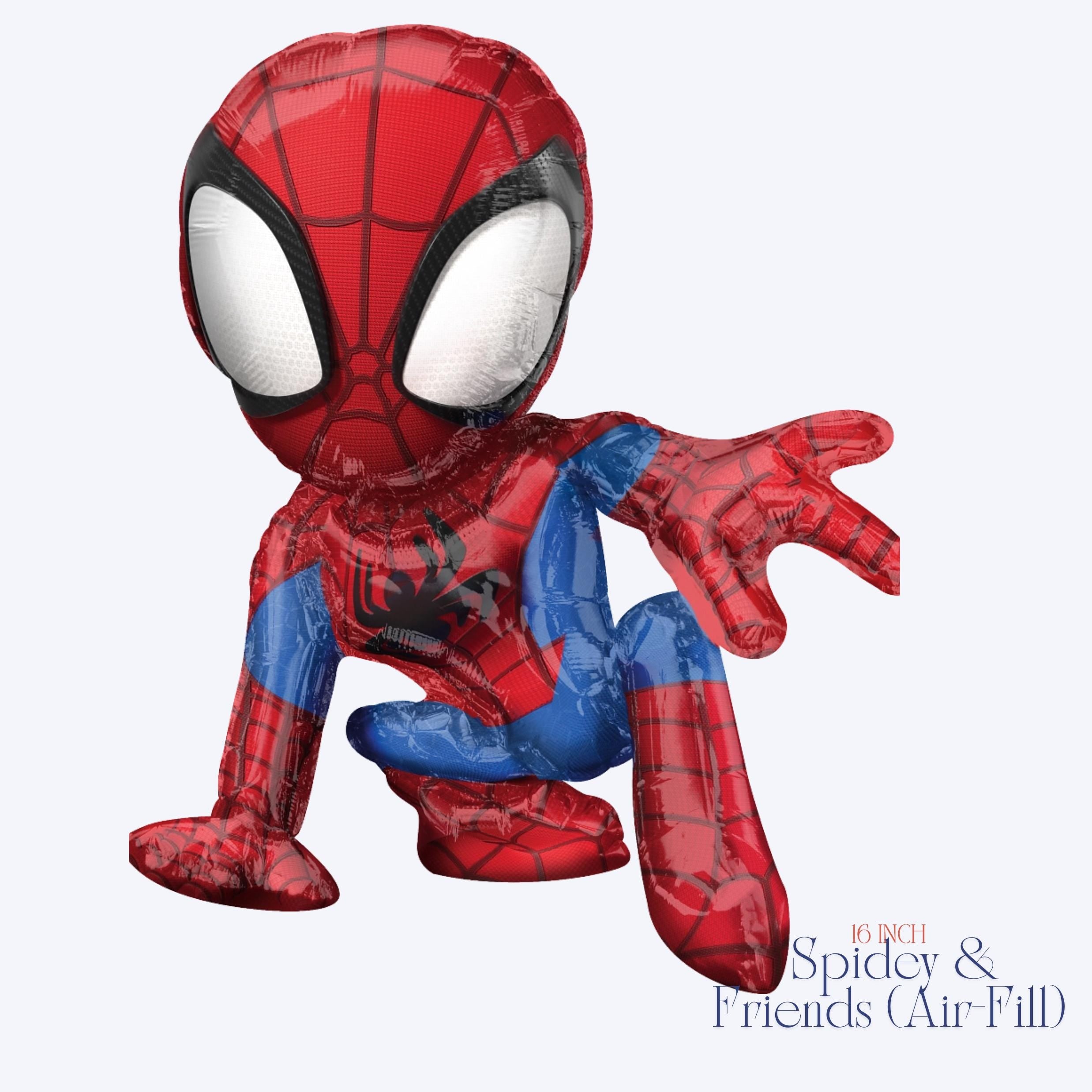 Spidey and Friends Balloon Bouquet | Spidey Balloons & Birthday Decorations | Superhero Party Balloons | Kids Superhero Party Supplies