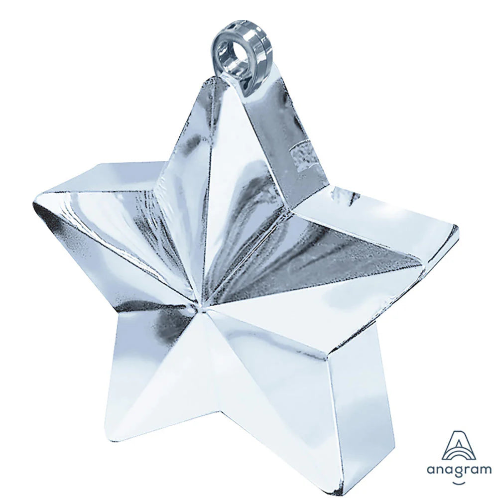 6 oz. BALLOON STAR WEIGHT - SILVER