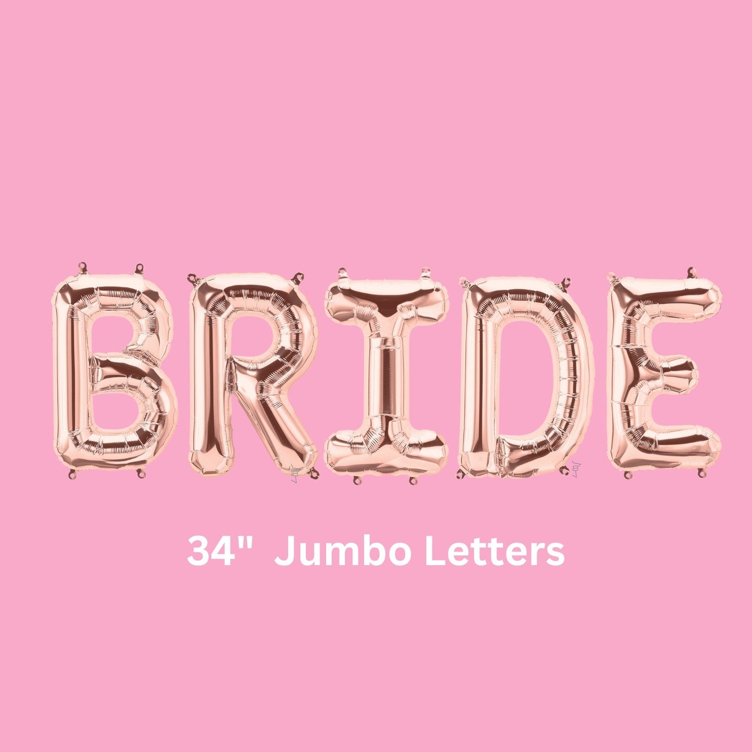 Bride Jumbo Foil Balloons: 34" Bridal Shower Decor