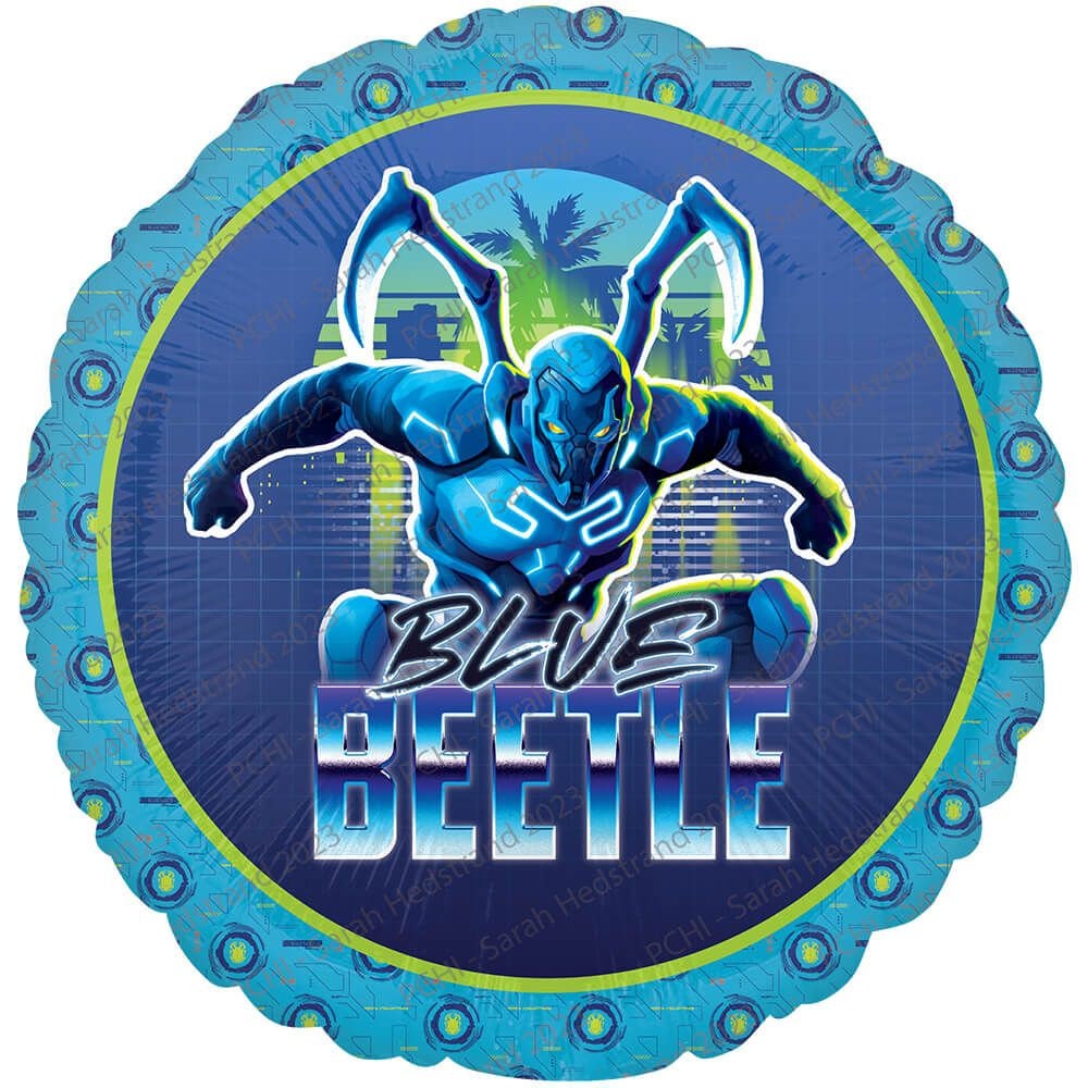 Blue Beetle Birthday Balloons: Anagram Licensed Superhero Party