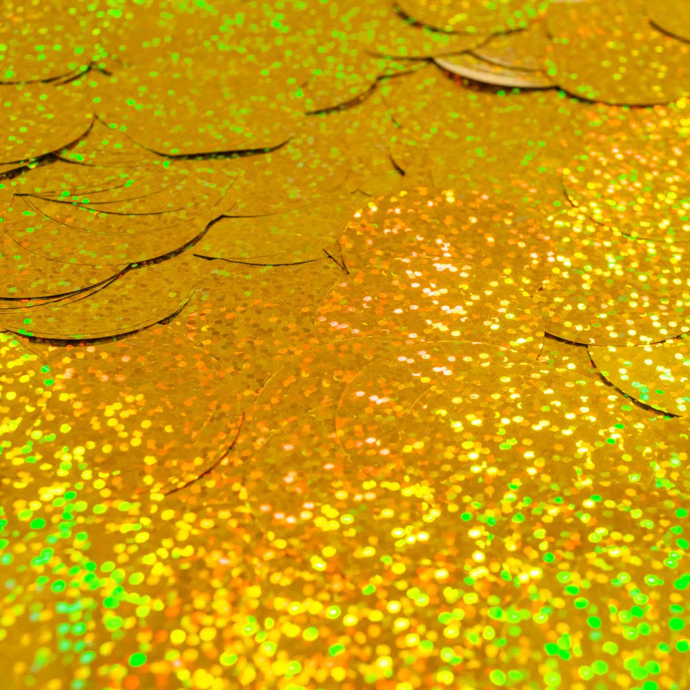 HOLOGRAPHIC CONFETTI - GOLD