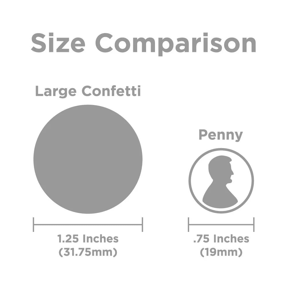 METALLIC CONFETTI - ROSE GOLD