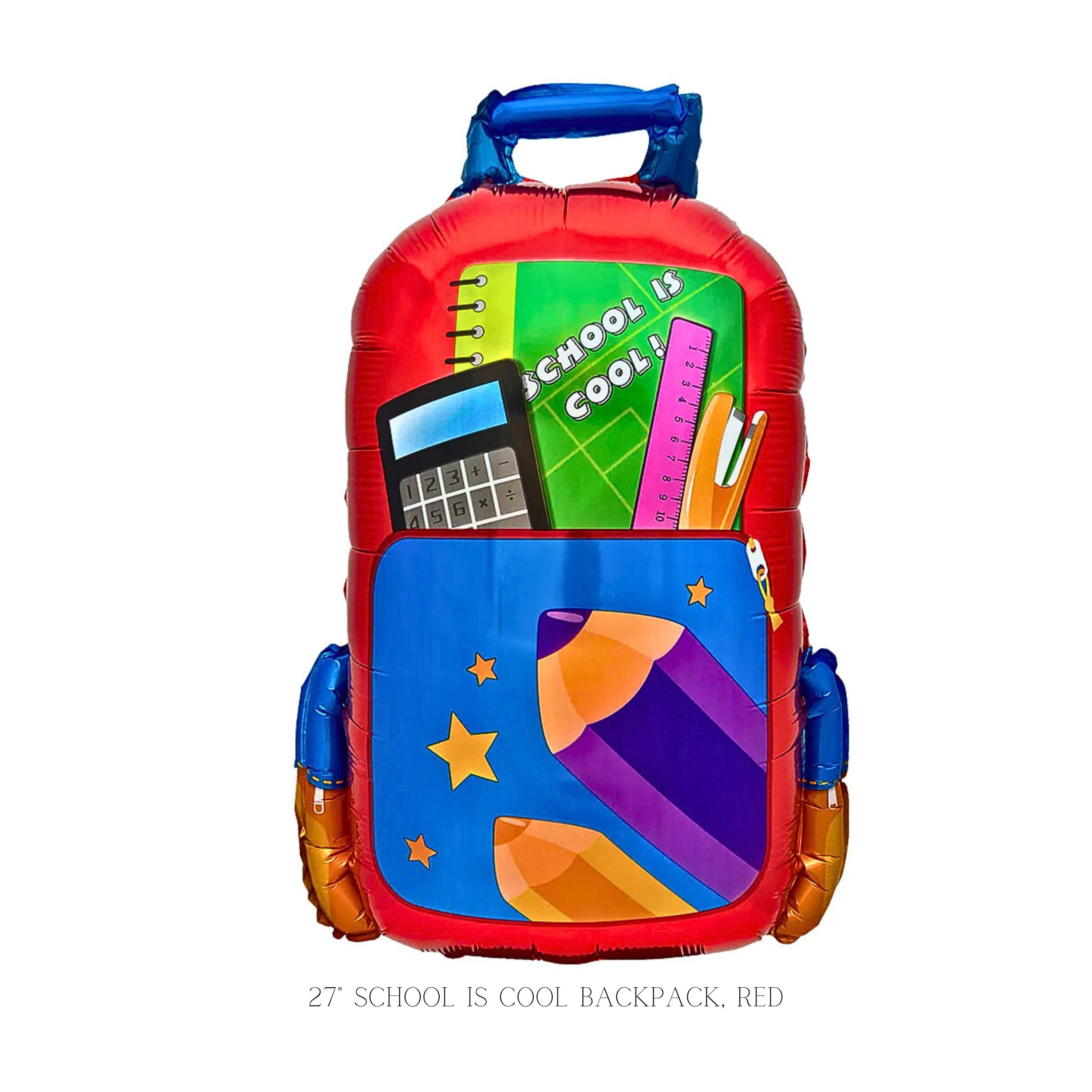 Back to School Balloon Set: Apple, Bus, & Party Decor