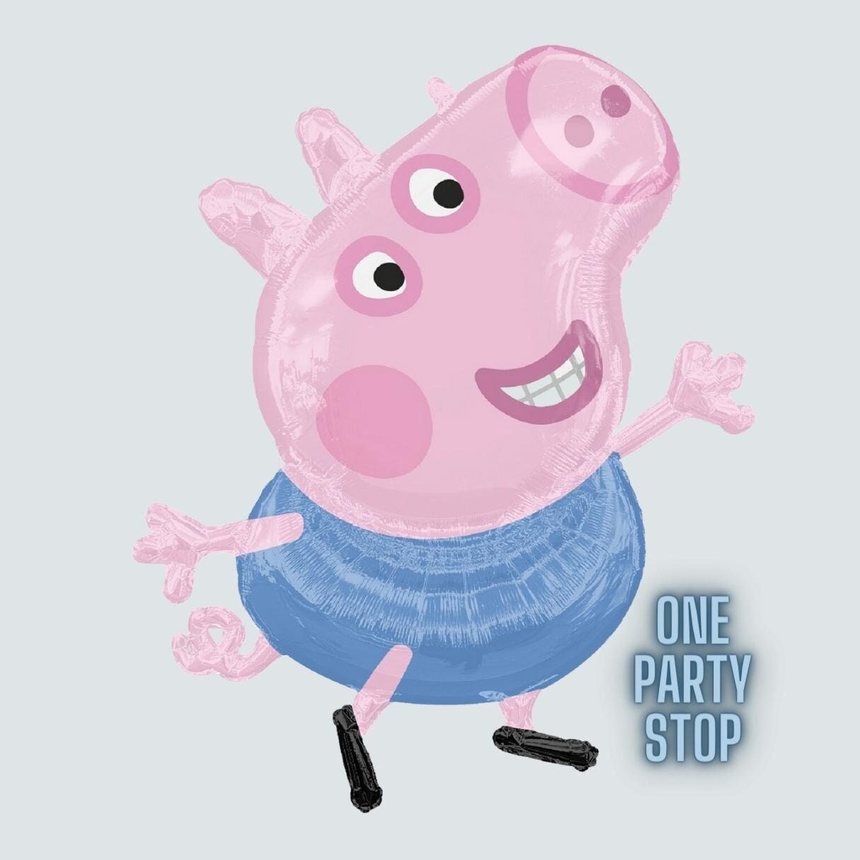 George Pig Balloons - Anagram Licensed | 22" Peppa Pig Air-Fill | Peppa Pig Birthday | Peppa Pig Party Decorations | Toddler birthday